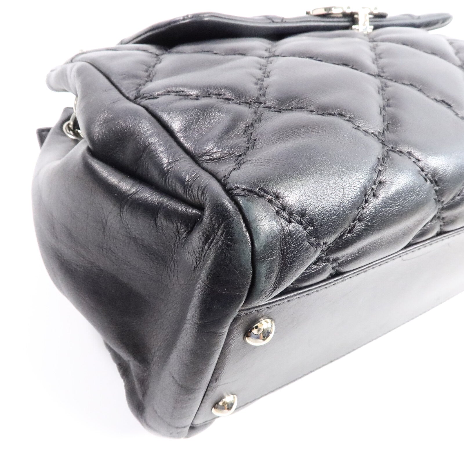 CHANEL 牛皮皮革Chain Shoulder Bag鏈帶肩背袋