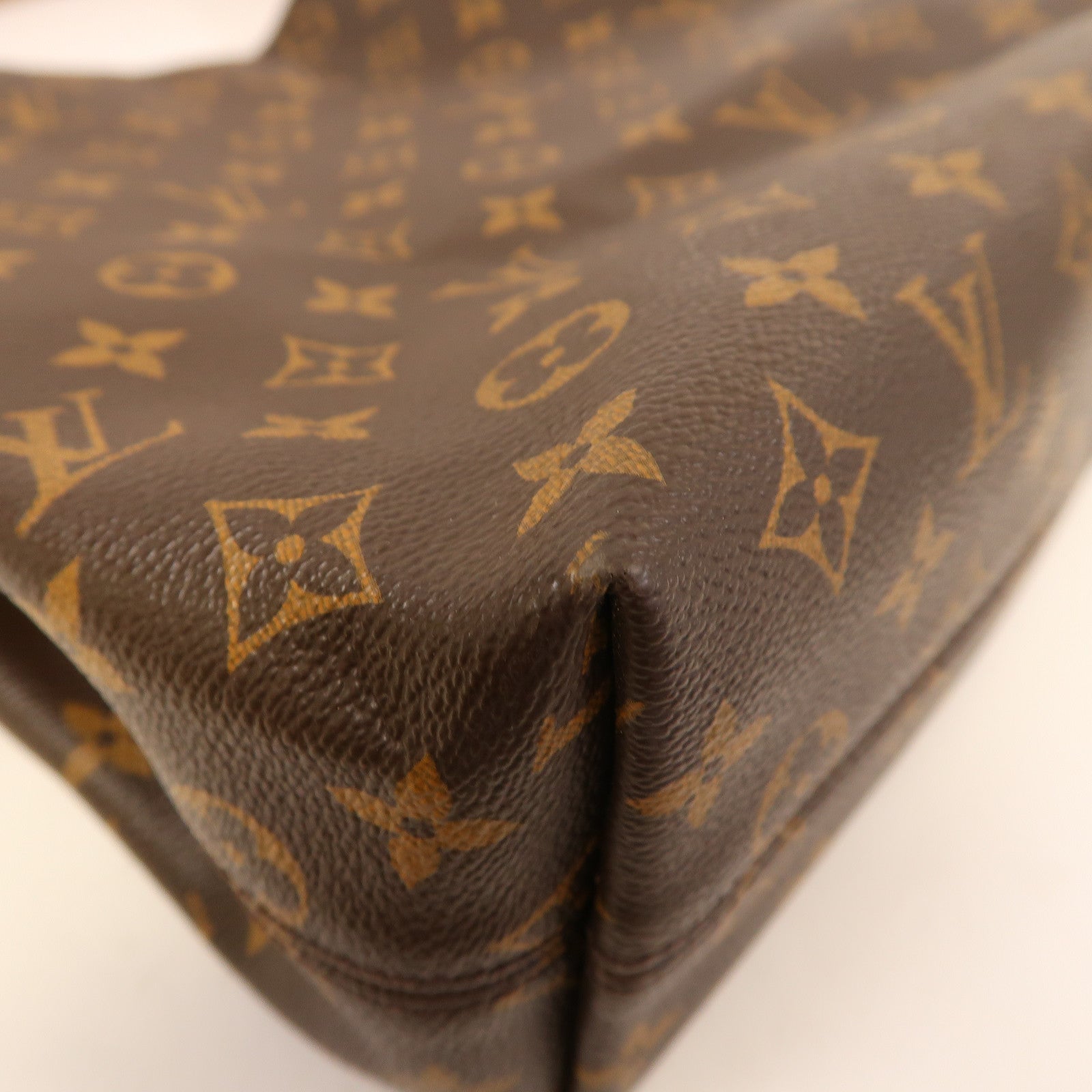 LOUIS VUITTON Monogram Graceful PM金扣肩背袋啡色
