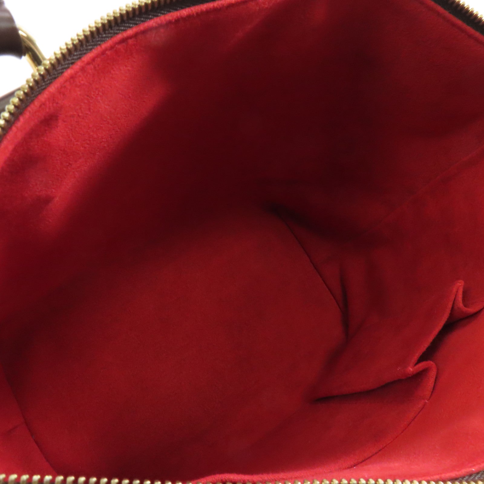 LOUIS VUITTON Damier Saleya PM金扣手挽袋啡色