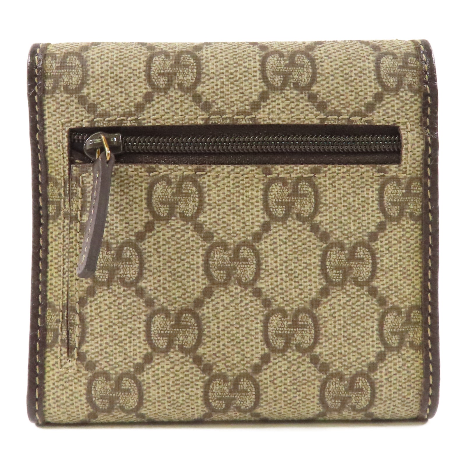 GUCCI 塗層帆布Wallet金扣錢包