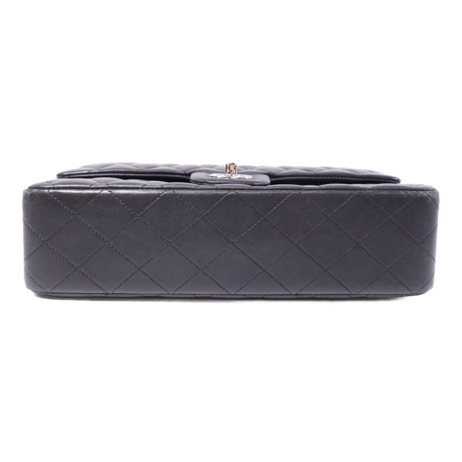 CHANEL 牛皮皮革Classic 25銀扣鏈帶肩背袋