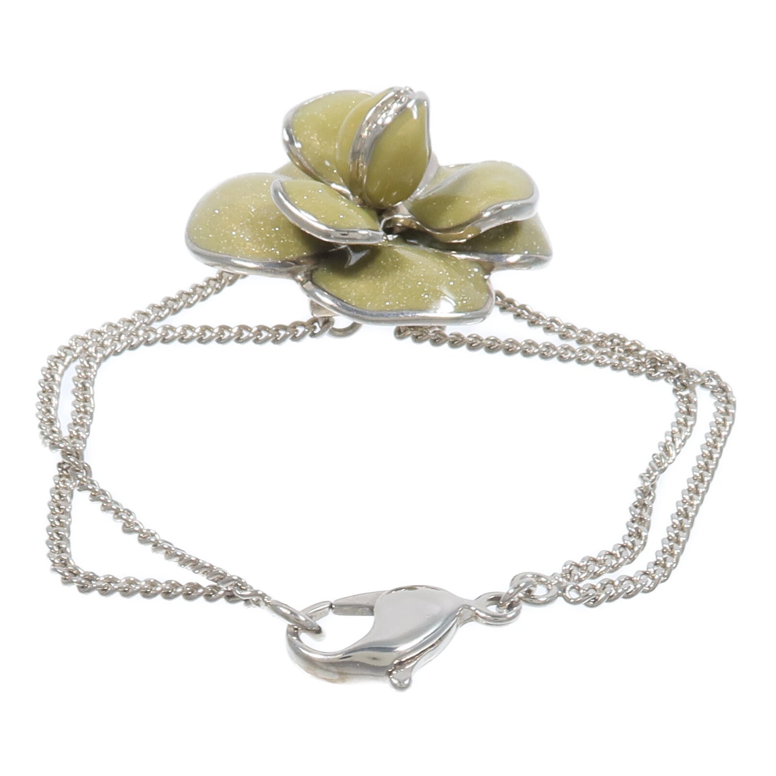 CHANEL 金屬Camellia Flower Cocktail Bracelet手鏈