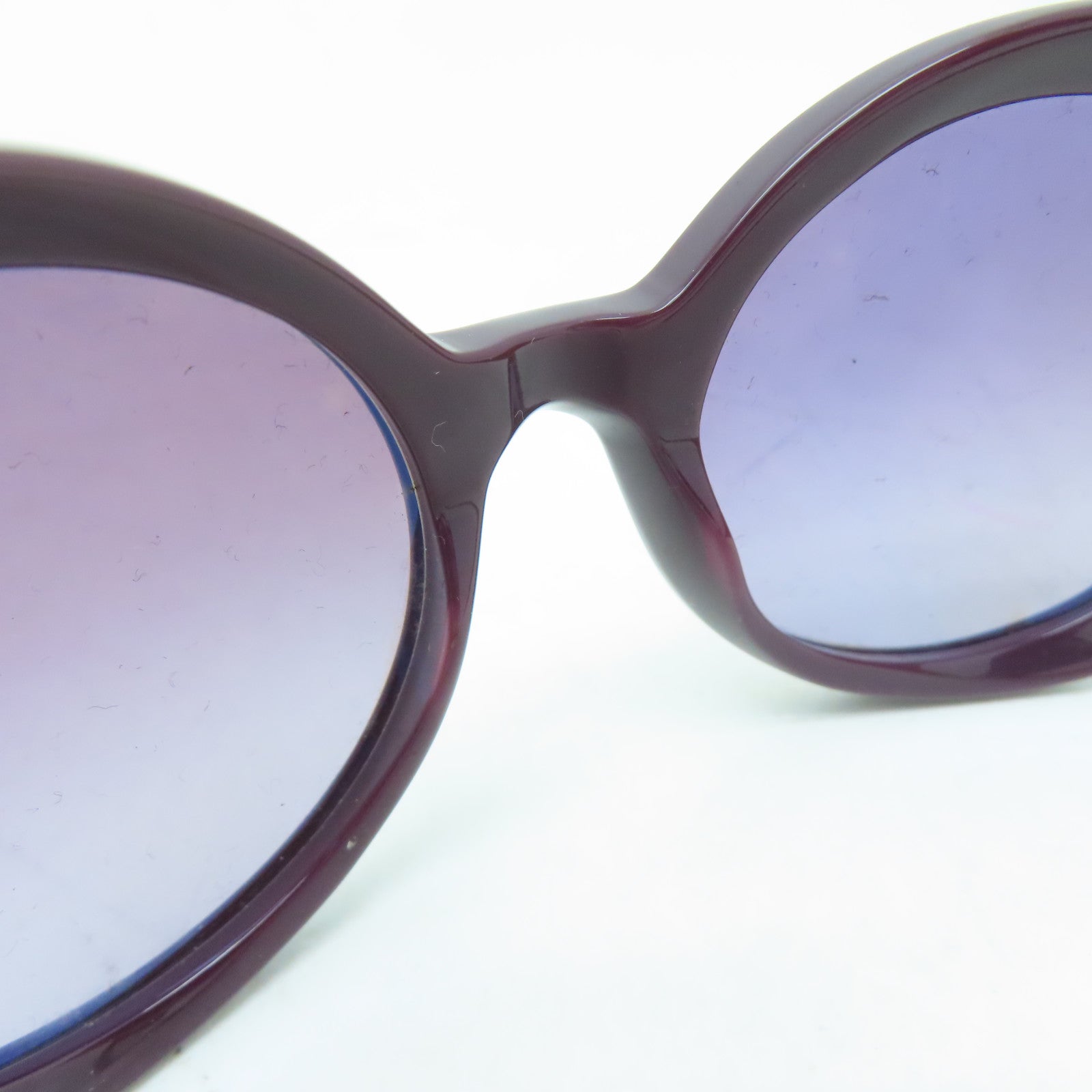CHANEL 【激減優惠】PVC Sunglasses銀扣太陽眼鏡紫色/芥末色