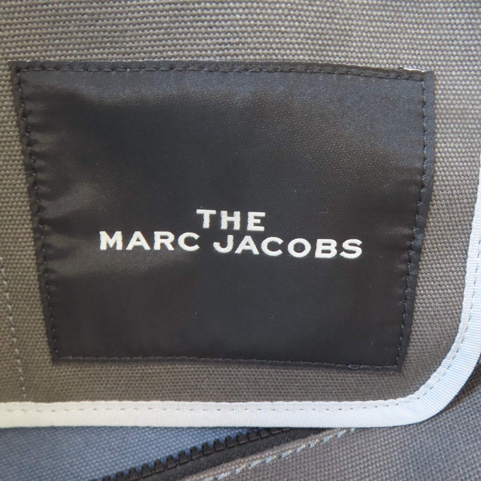 MARC JACOBS 帆布Tote Bag黑扣手挽袋藍色