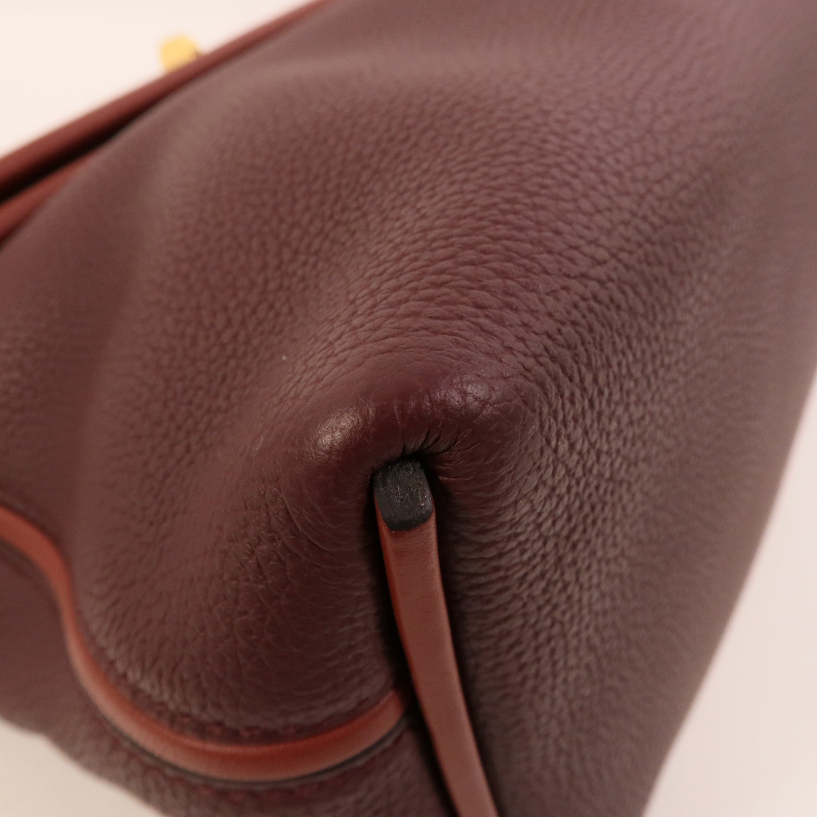 HERMES Clemence皮革24/24 29cm手挽肩背兩用袋Red/Rouge H