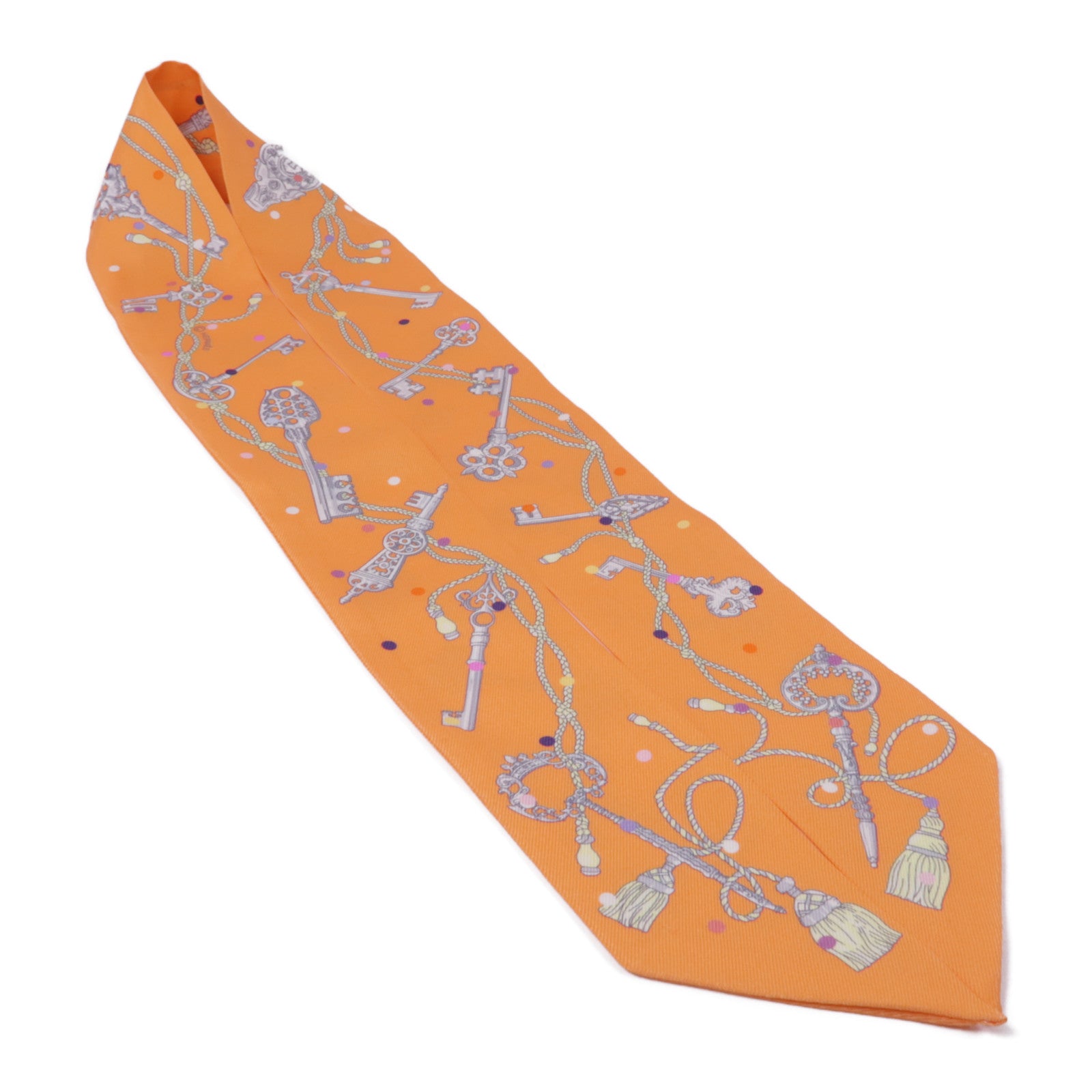 HERMES 絲質Twilly絲巾