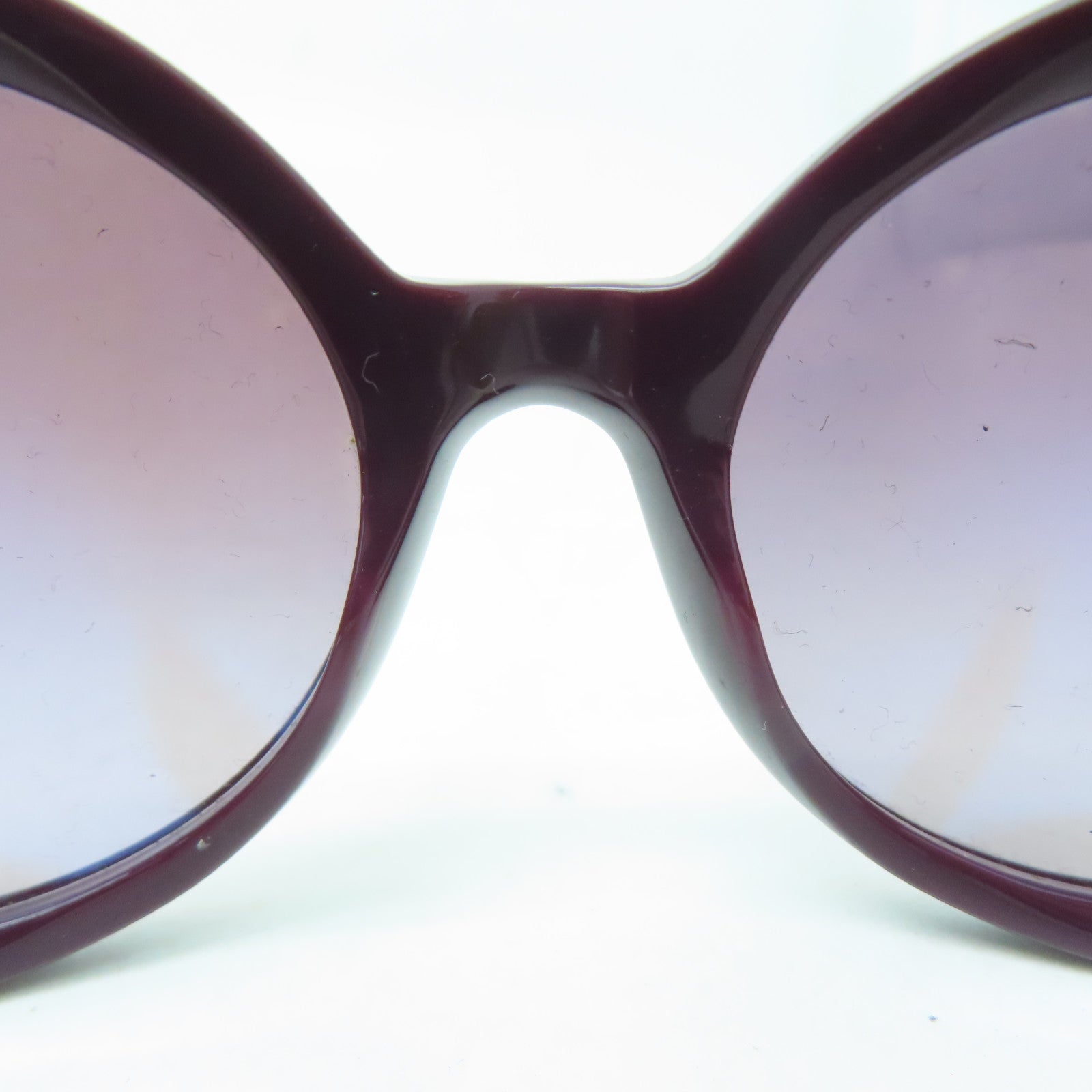 CHANEL 【激減優惠】PVC Sunglasses銀扣太陽眼鏡紫色/芥末色