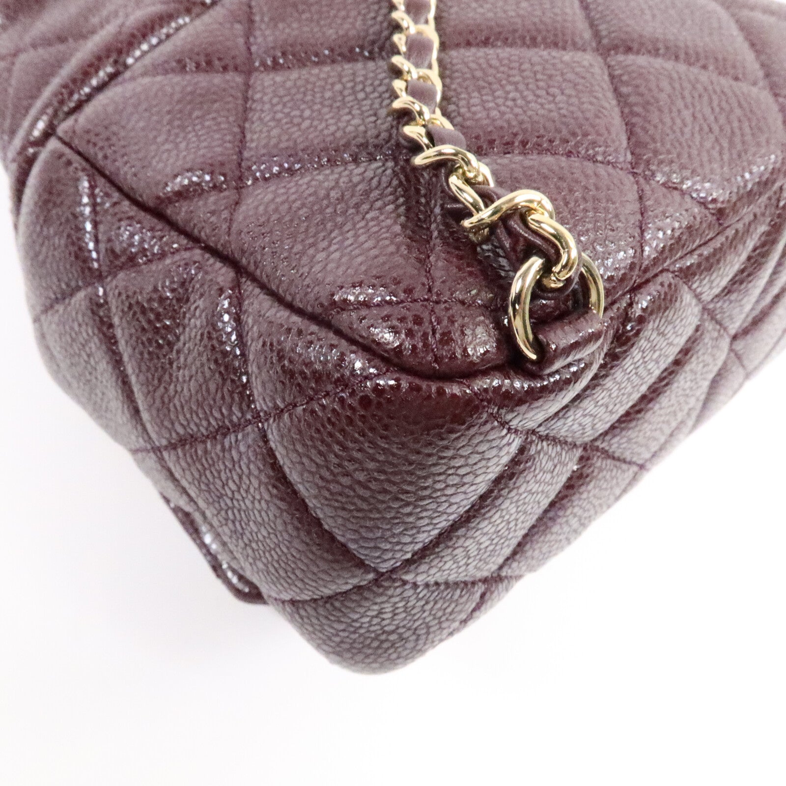 CHANEL 牛皮皮革Backpack鏈帶背包