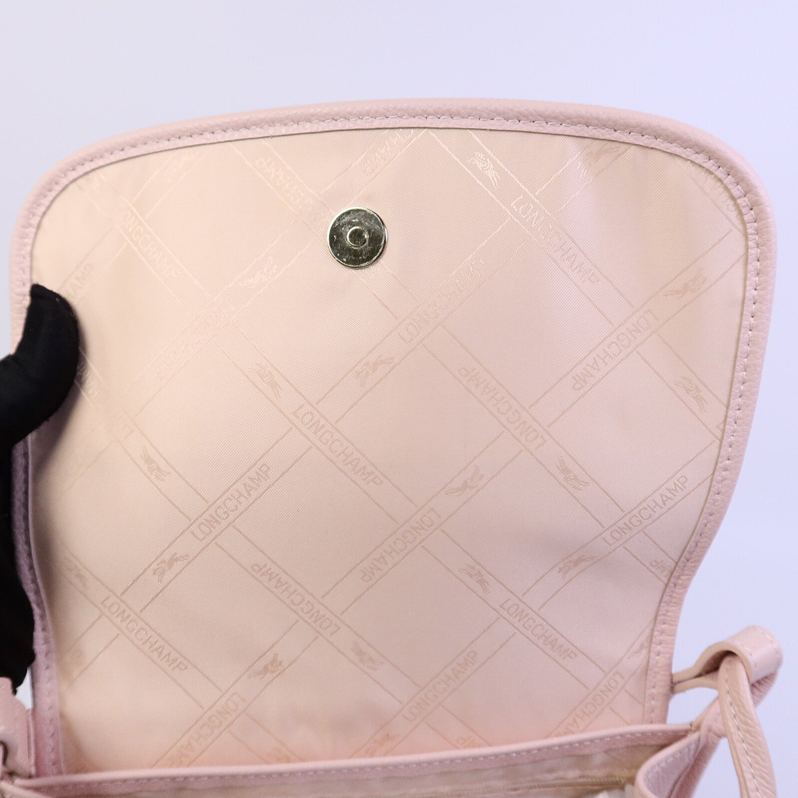 Longchamp 牛皮皮革Shoulder Bag肩背袋