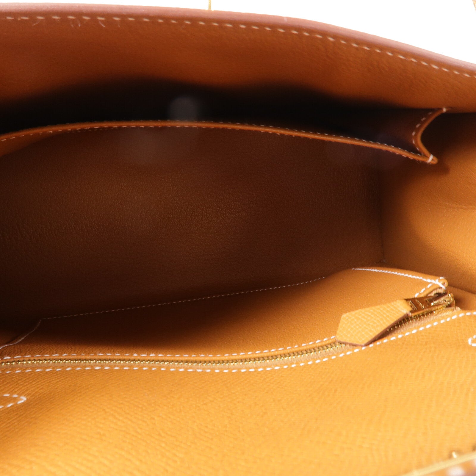 HERMES Epsom皮革Kelly 25手挽肩背兩用袋Gold