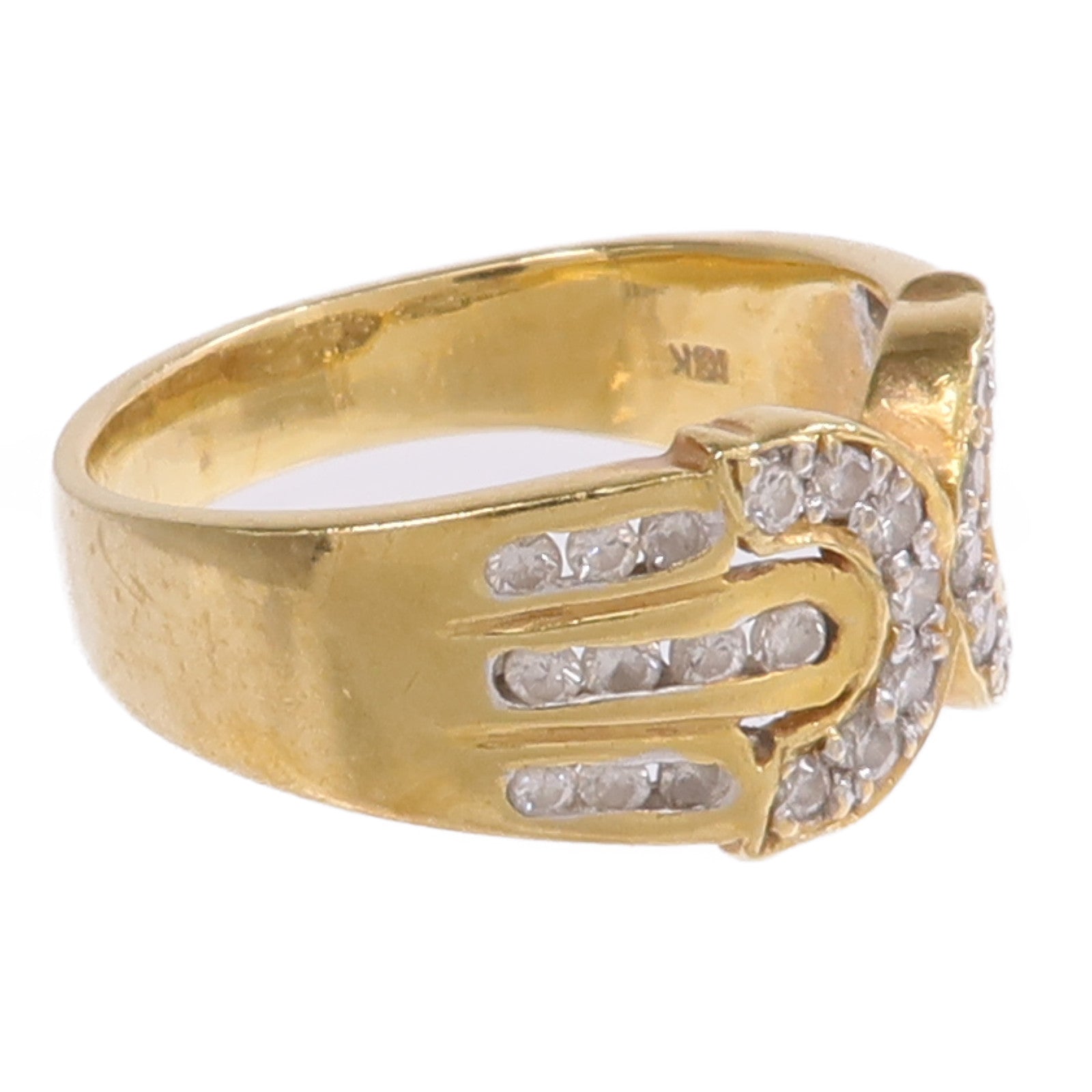 JEWELRY 【激減優惠】18K黃金/白金Diamond Ring鑽石戒指US#5