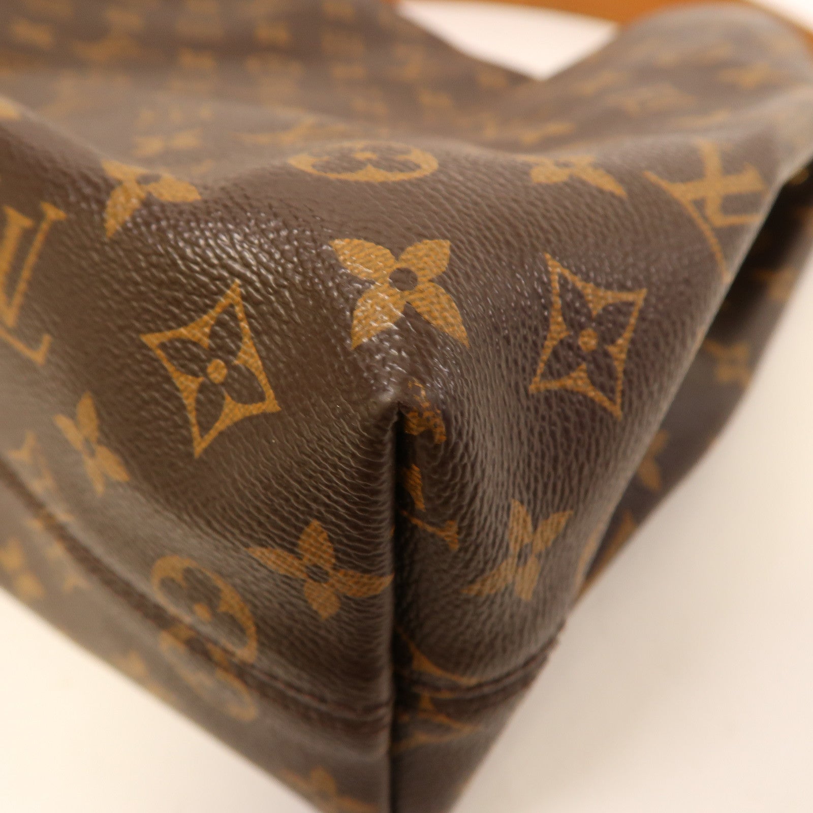 LOUIS VUITTON Monogram Graceful PM金扣肩背袋啡色