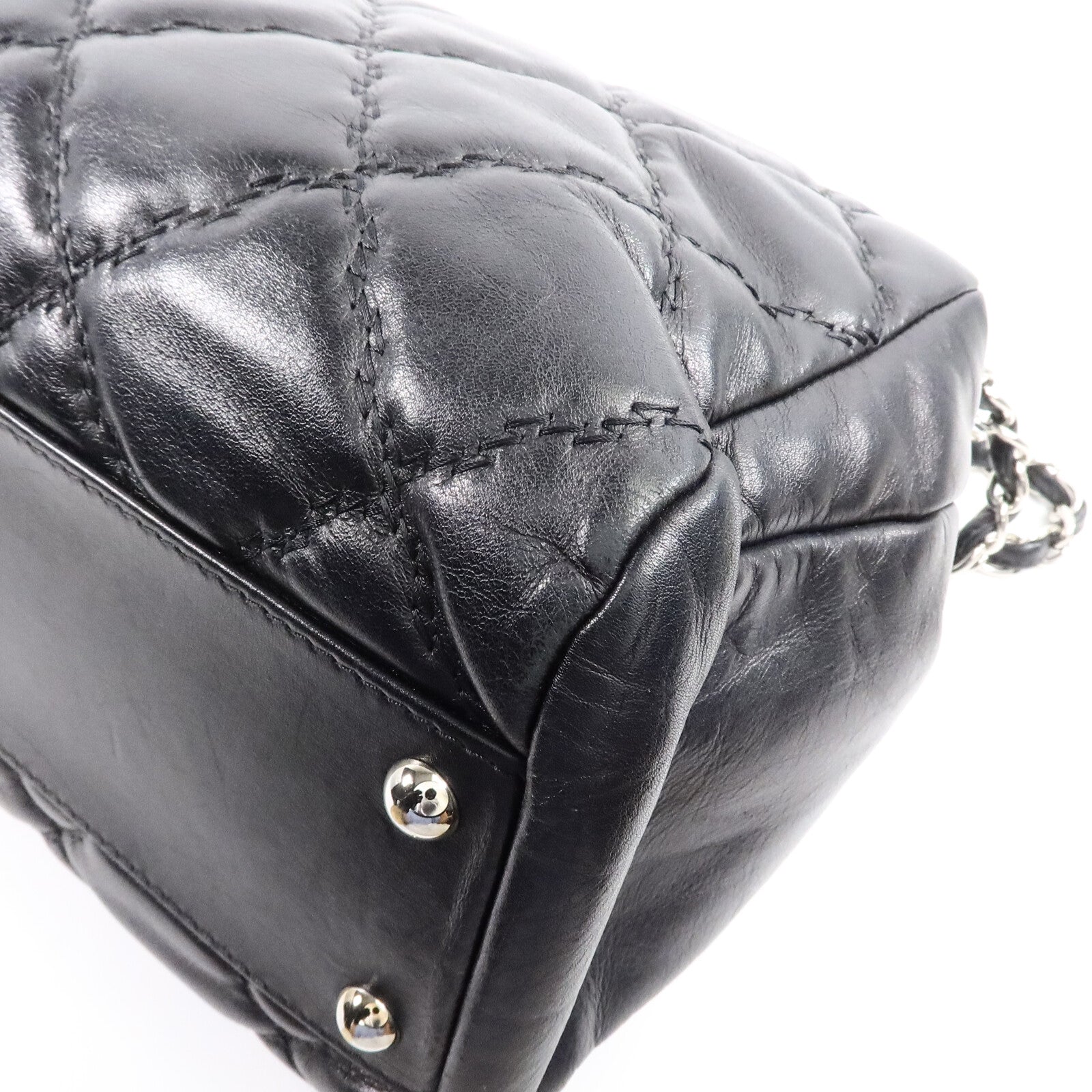 CHANEL 牛皮皮革Chain Shoulder Bag鏈帶肩背袋