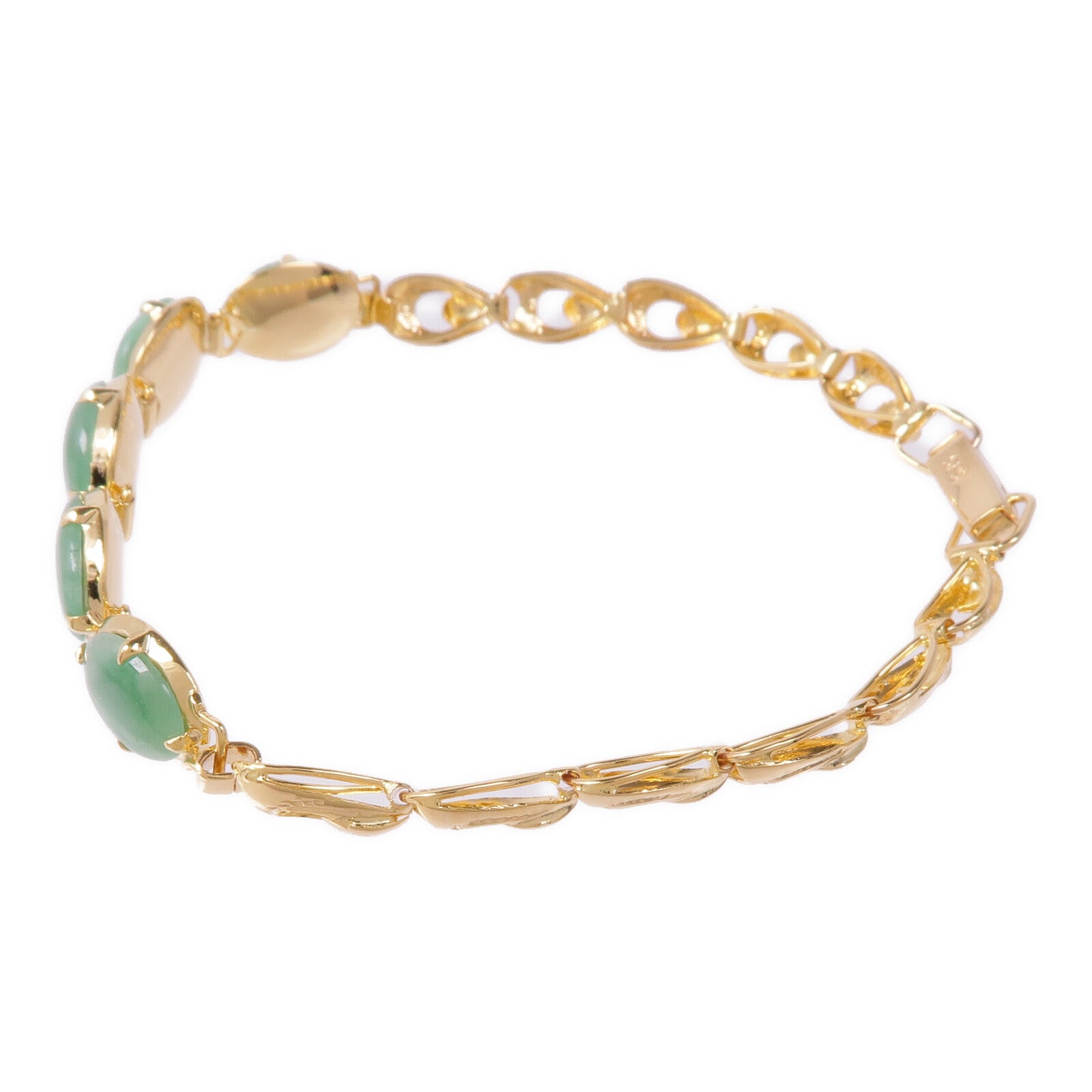 JEWELRY 14K黃金Jade Bracelet翡翠手鏈