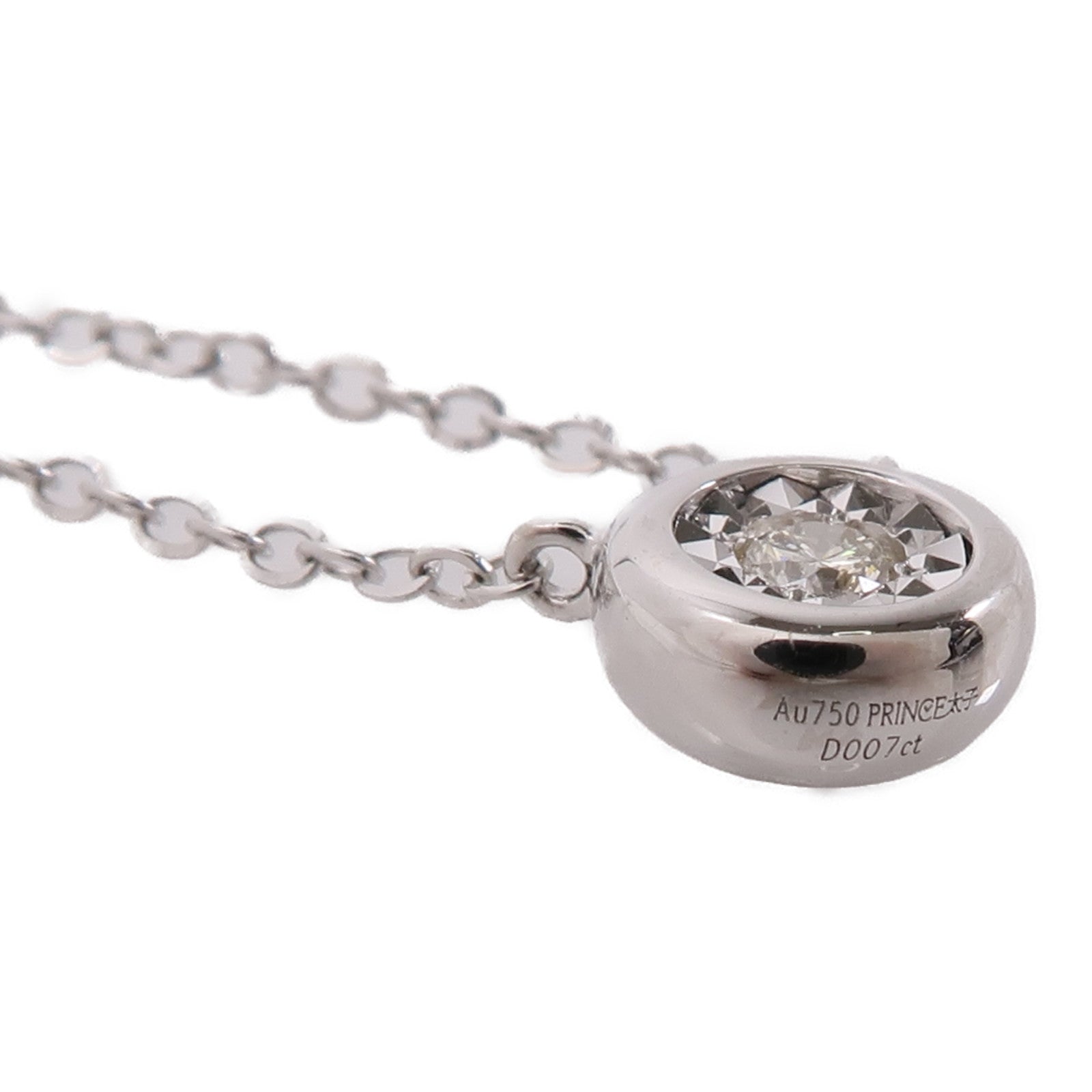 JEWELRY Diamond Necklace 18K White Gold