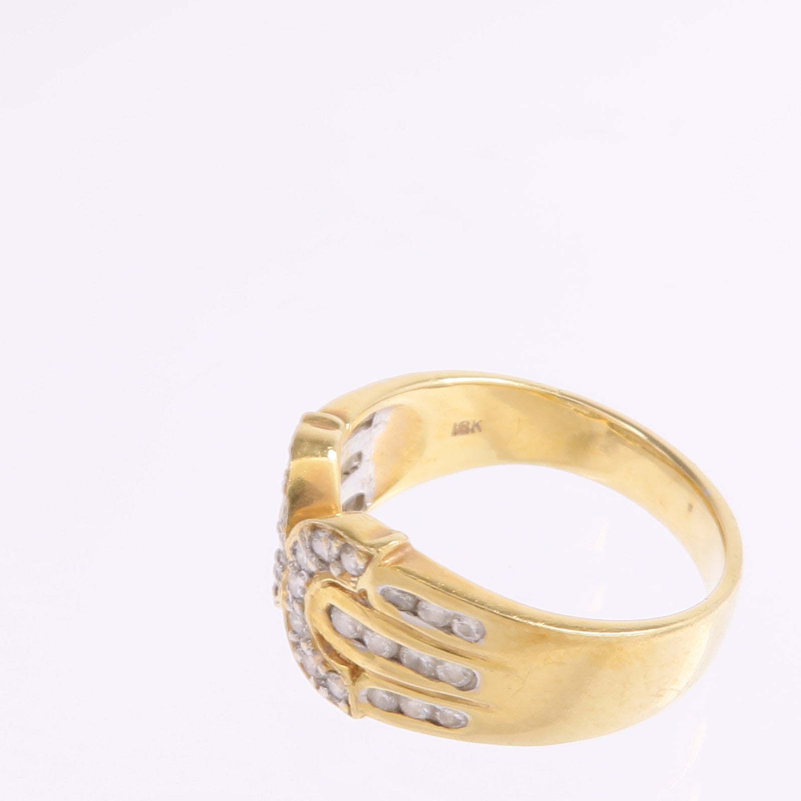 JEWELRY 【激減優惠】18K黃金/白金Diamond Ring鑽石戒指US#5