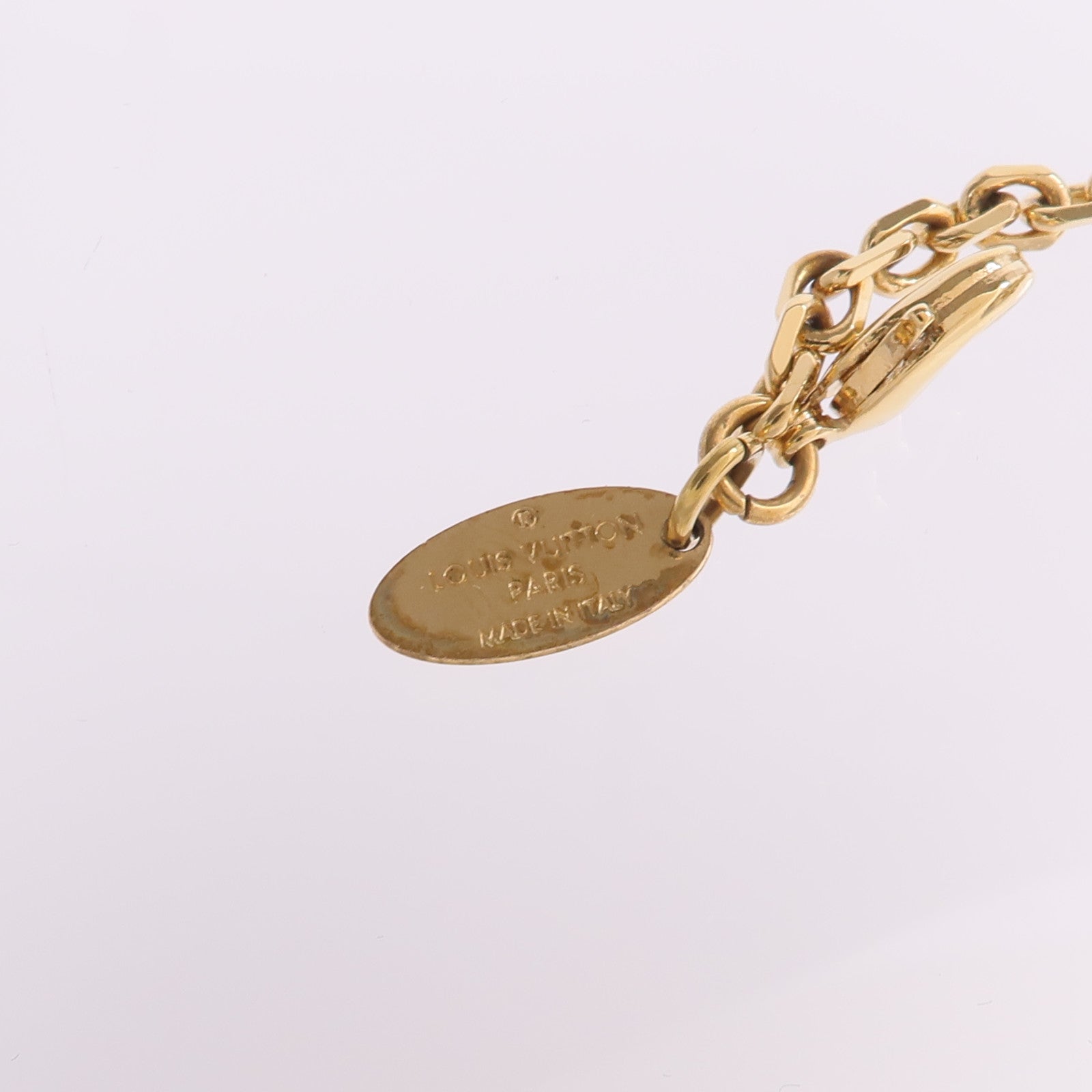 LOUIS VUITTON PVC/金屬Flower Charm Necklace項鍊