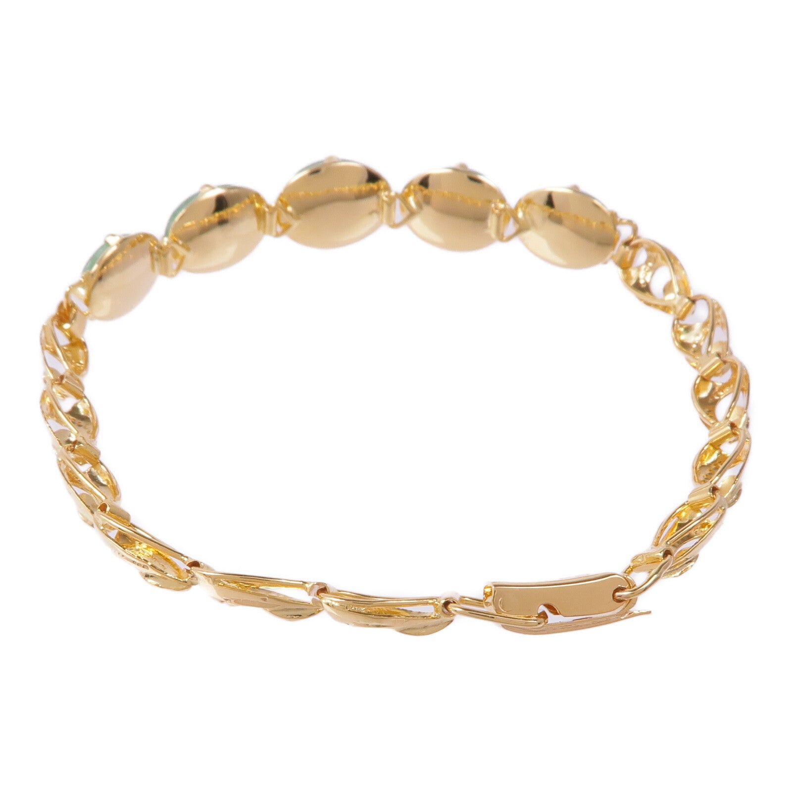 JEWELRY 14K黃金Jade Bracelet翡翠手鏈