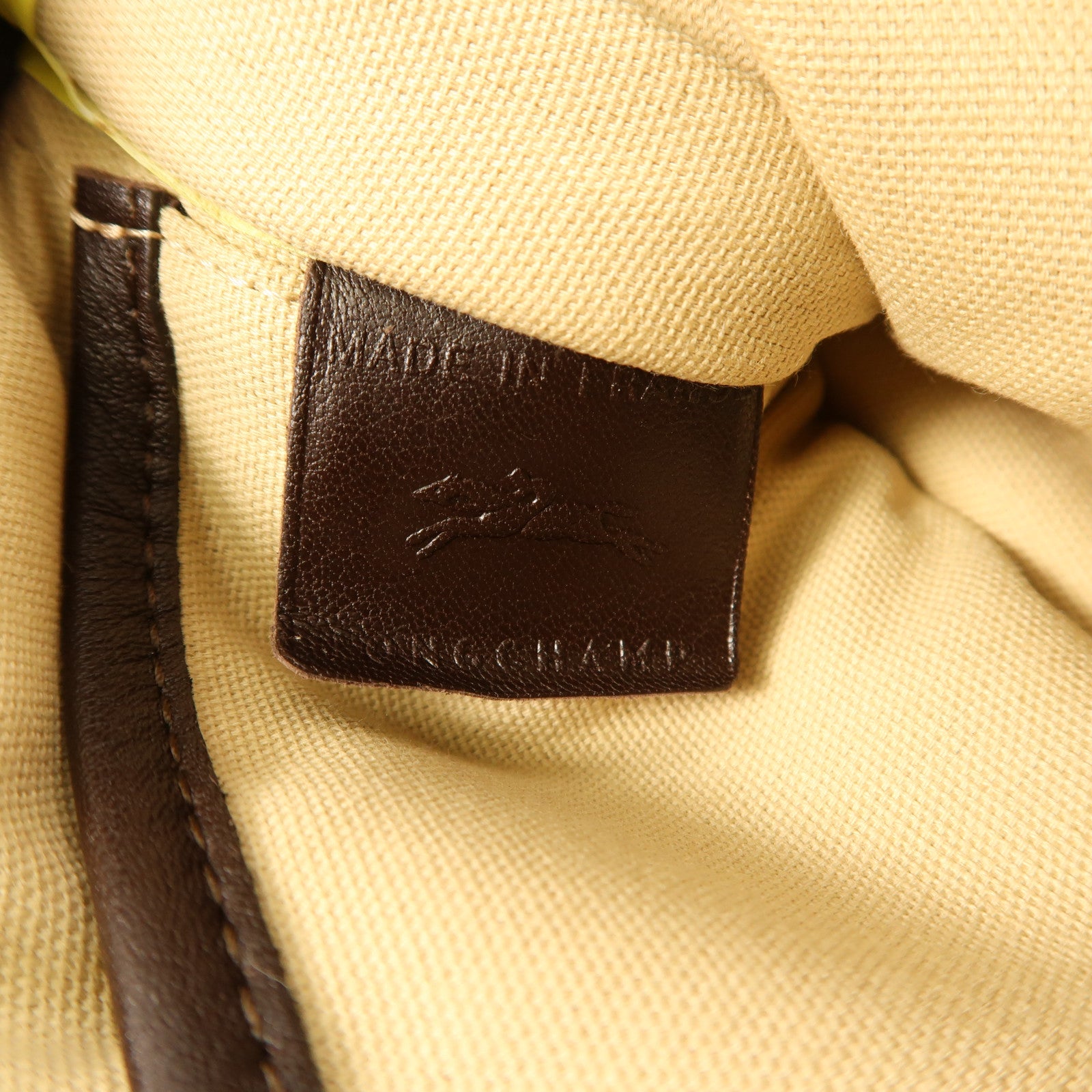 Longchamp 牛皮皮革Pouch手拿包