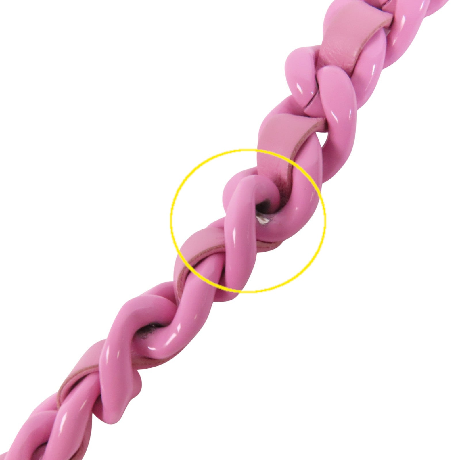 CHANEL 羊皮皮革Chain Shoulder金扣鏈帶肩背袋