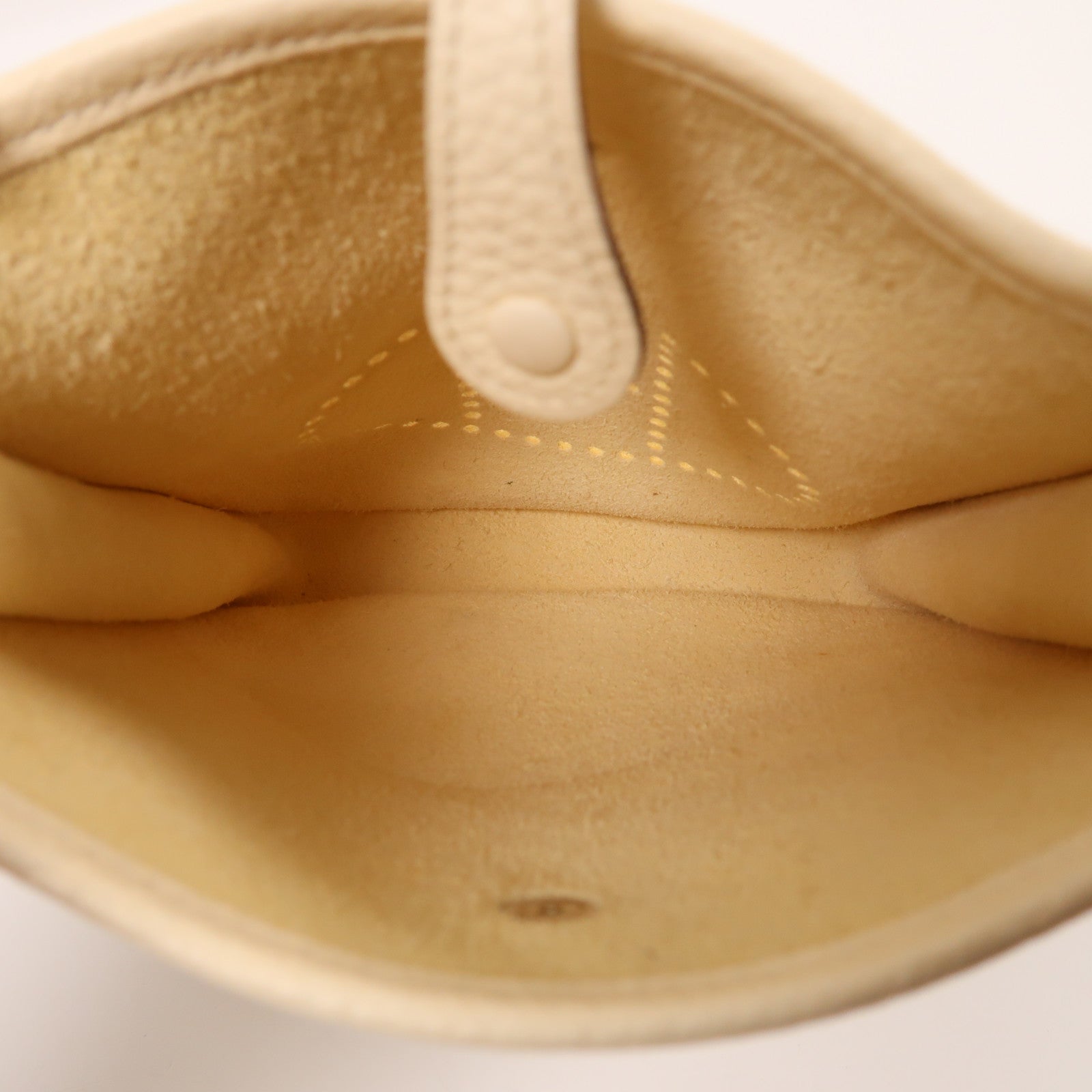 HERMES Clemence皮革Evelyne TPM銀扣肩背袋Nata