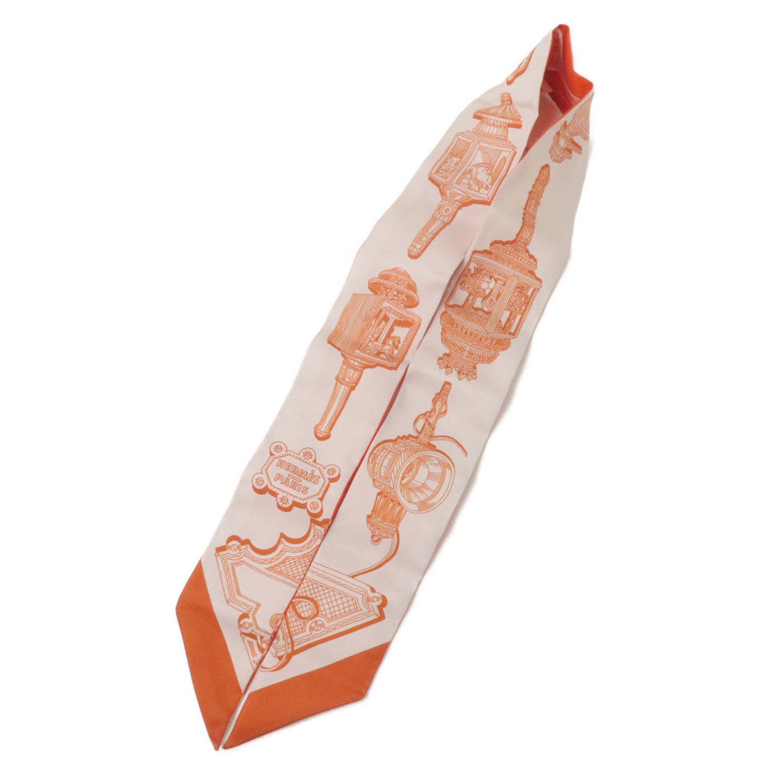 HERMES 絲質Twilly絲巾