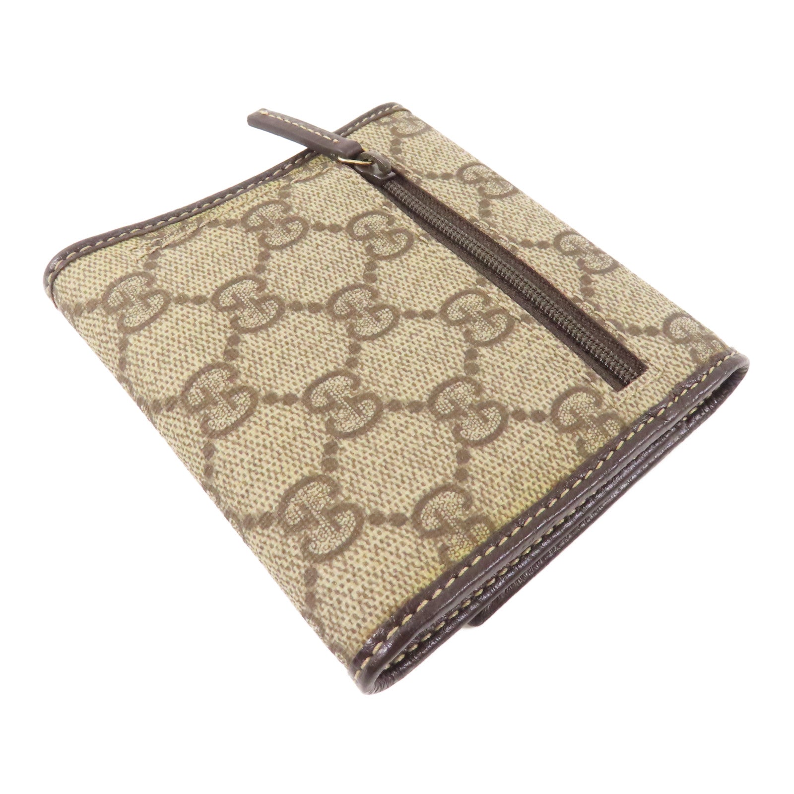 GUCCI 塗層帆布Wallet金扣錢包
