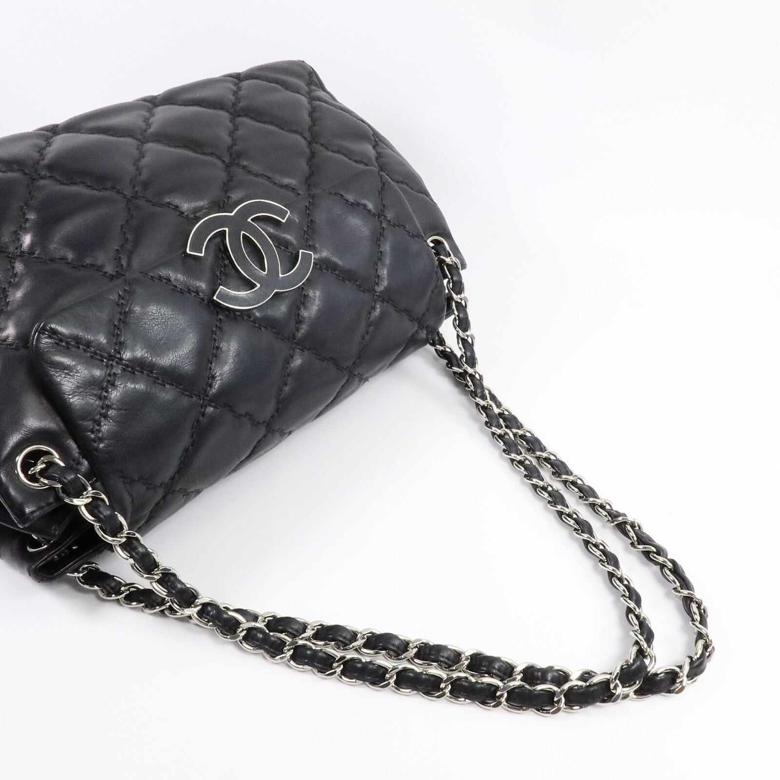 CHANEL 牛皮皮革Chain Shoulder Bag鏈帶肩背袋