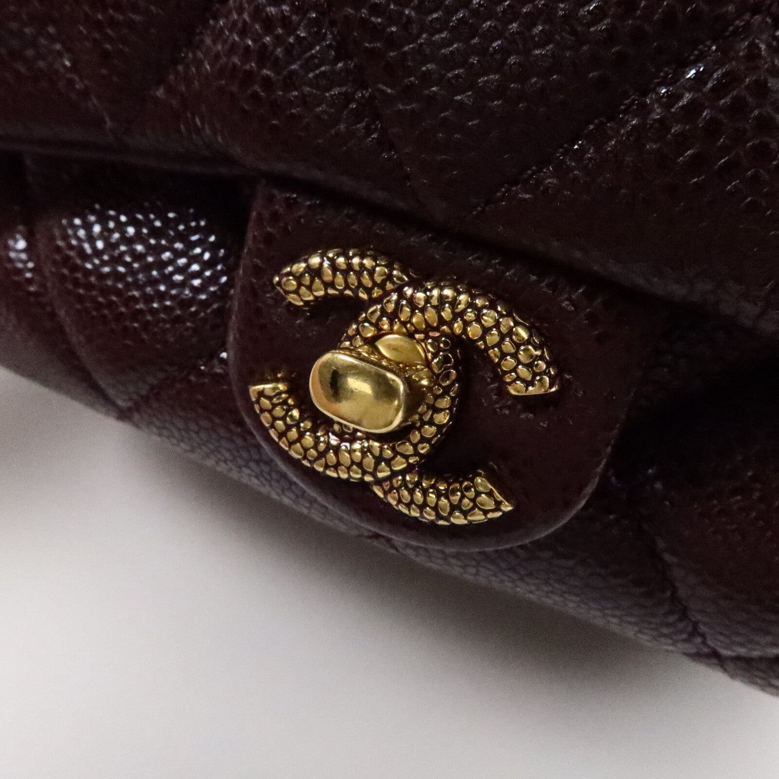 CHANEL 牛皮皮革Backpack鏈帶背包
