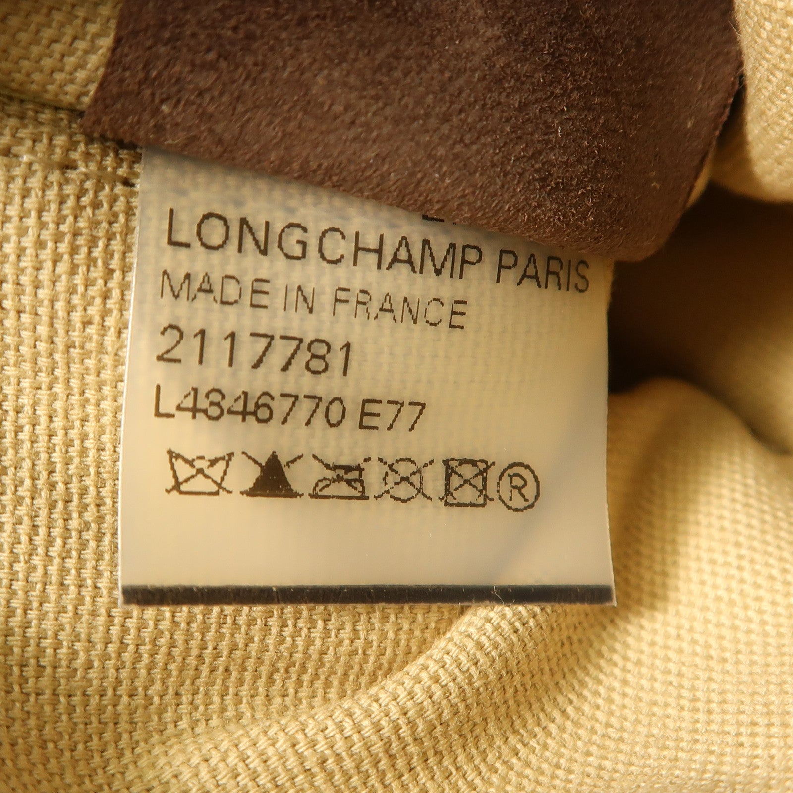 Longchamp 牛皮皮革Pouch手拿包