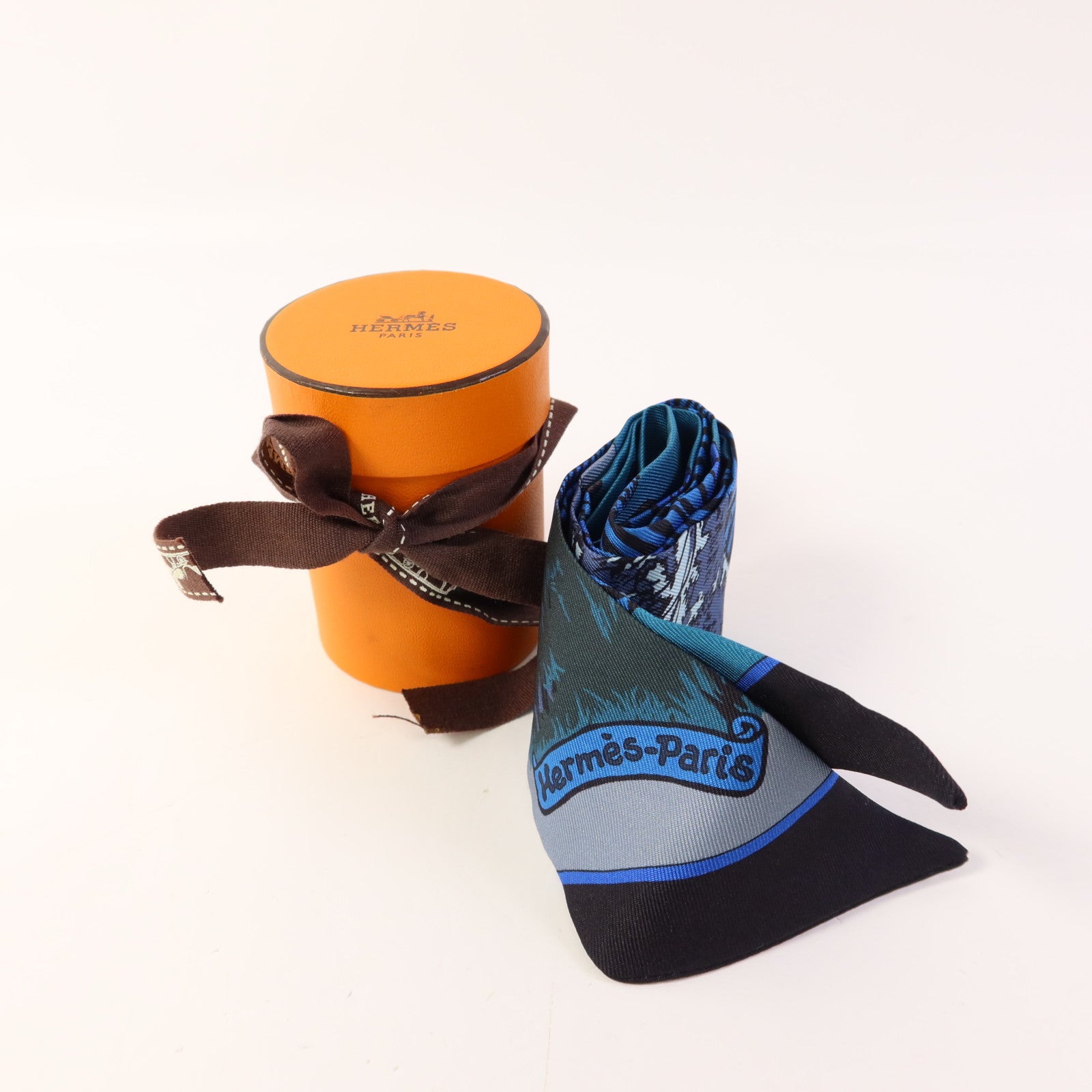 HERMES 絲質Twilly絲巾