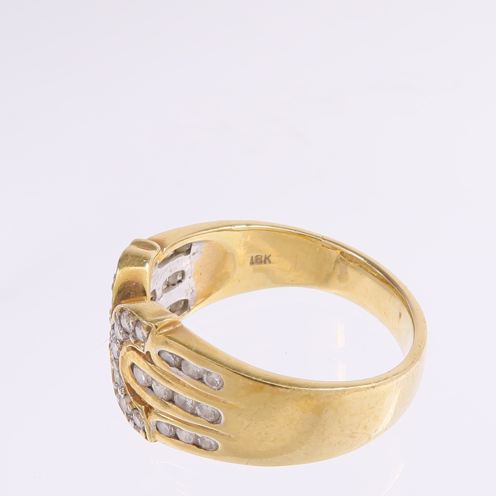 JEWELRY 【激減優惠】18K黃金/白金Diamond Ring鑽石戒指US#5