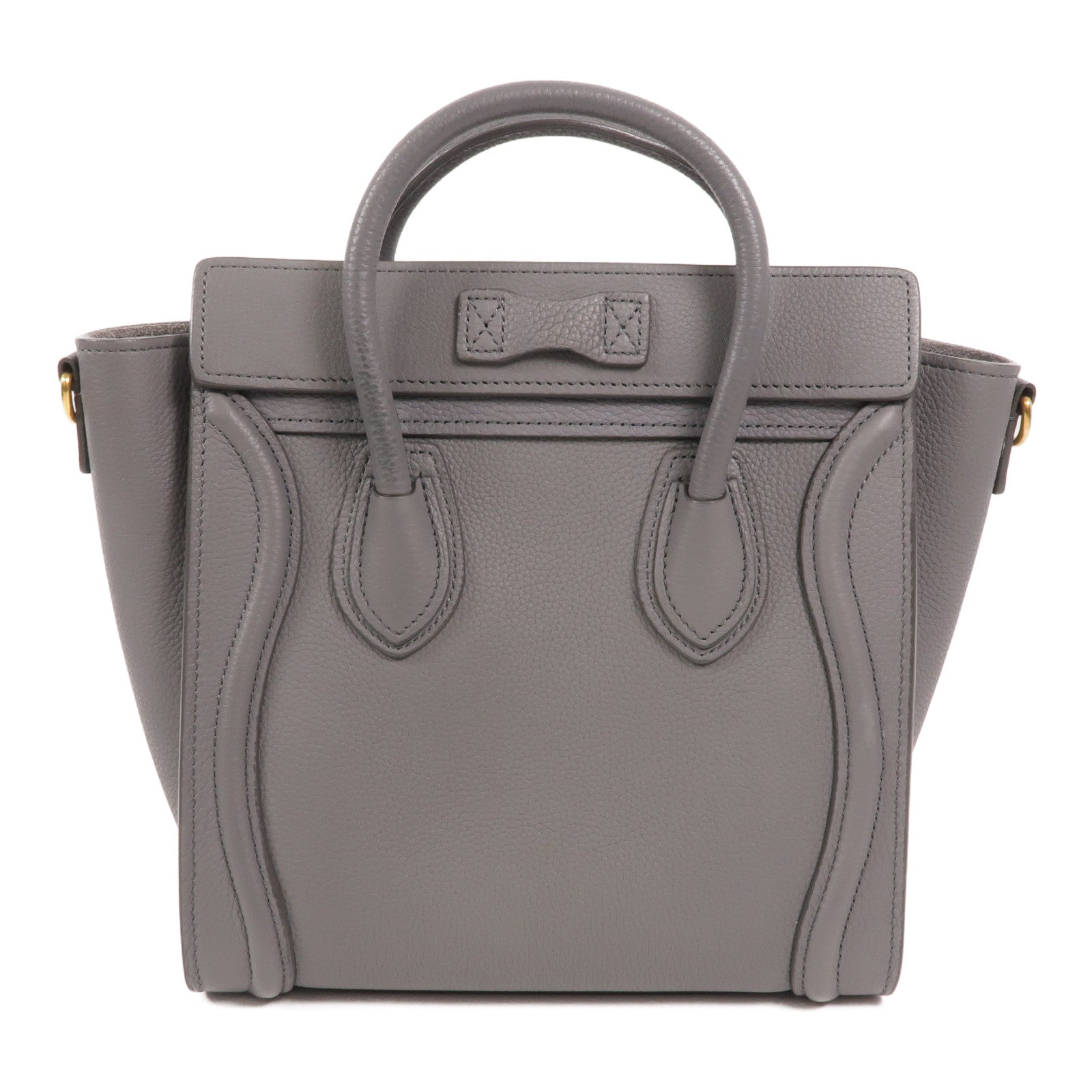 CELINE 牛皮皮革Nano Luggage手挽肩背兩用袋