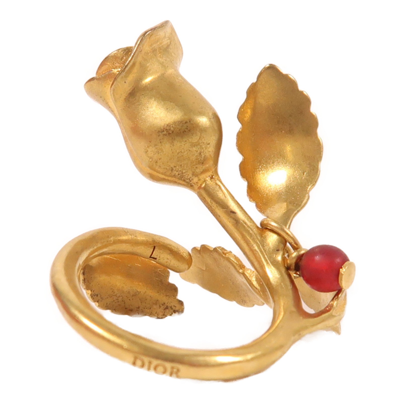 Dior 鍍金Ring戒指US#5.5