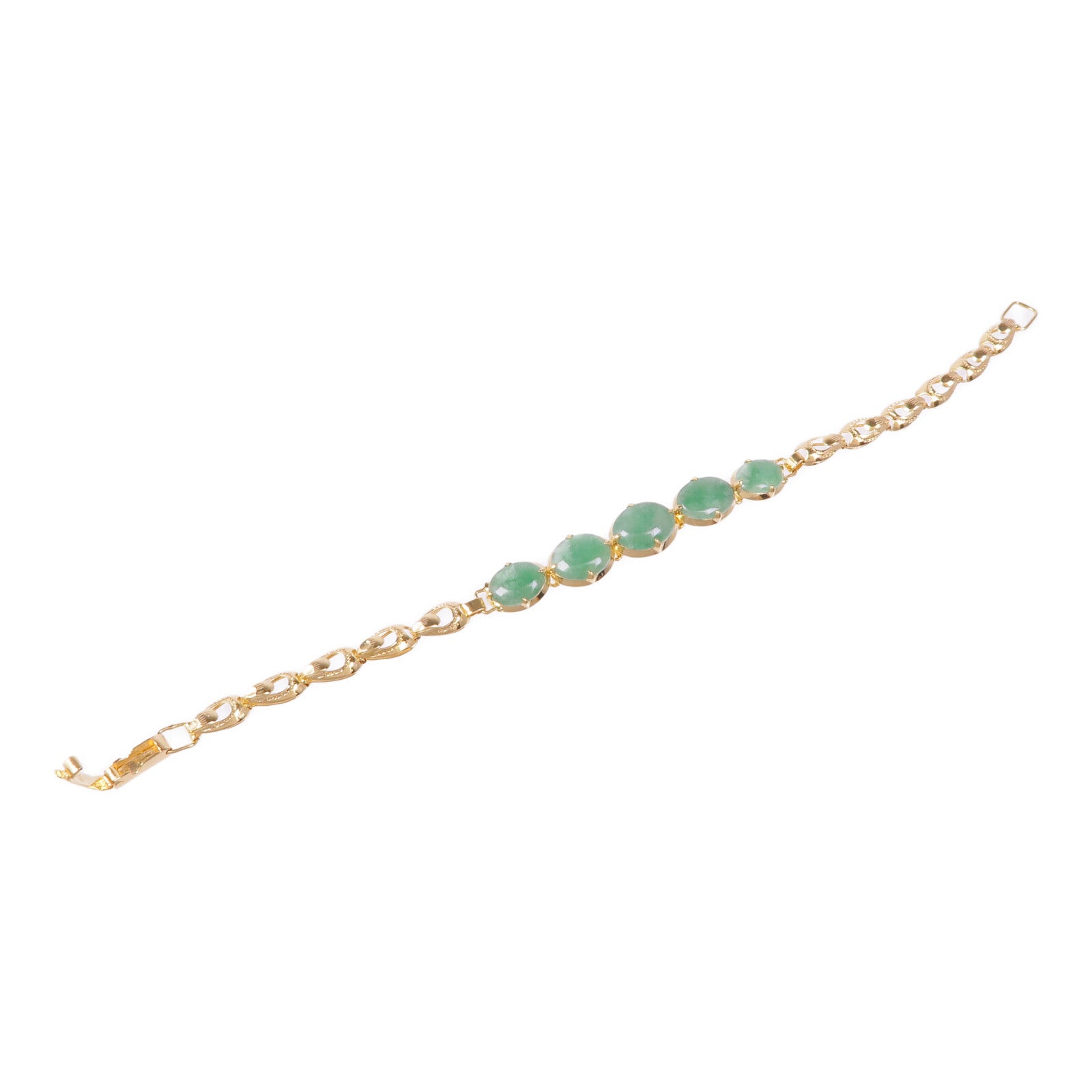 JEWELRY 14K黃金Jade Bracelet翡翠手鏈