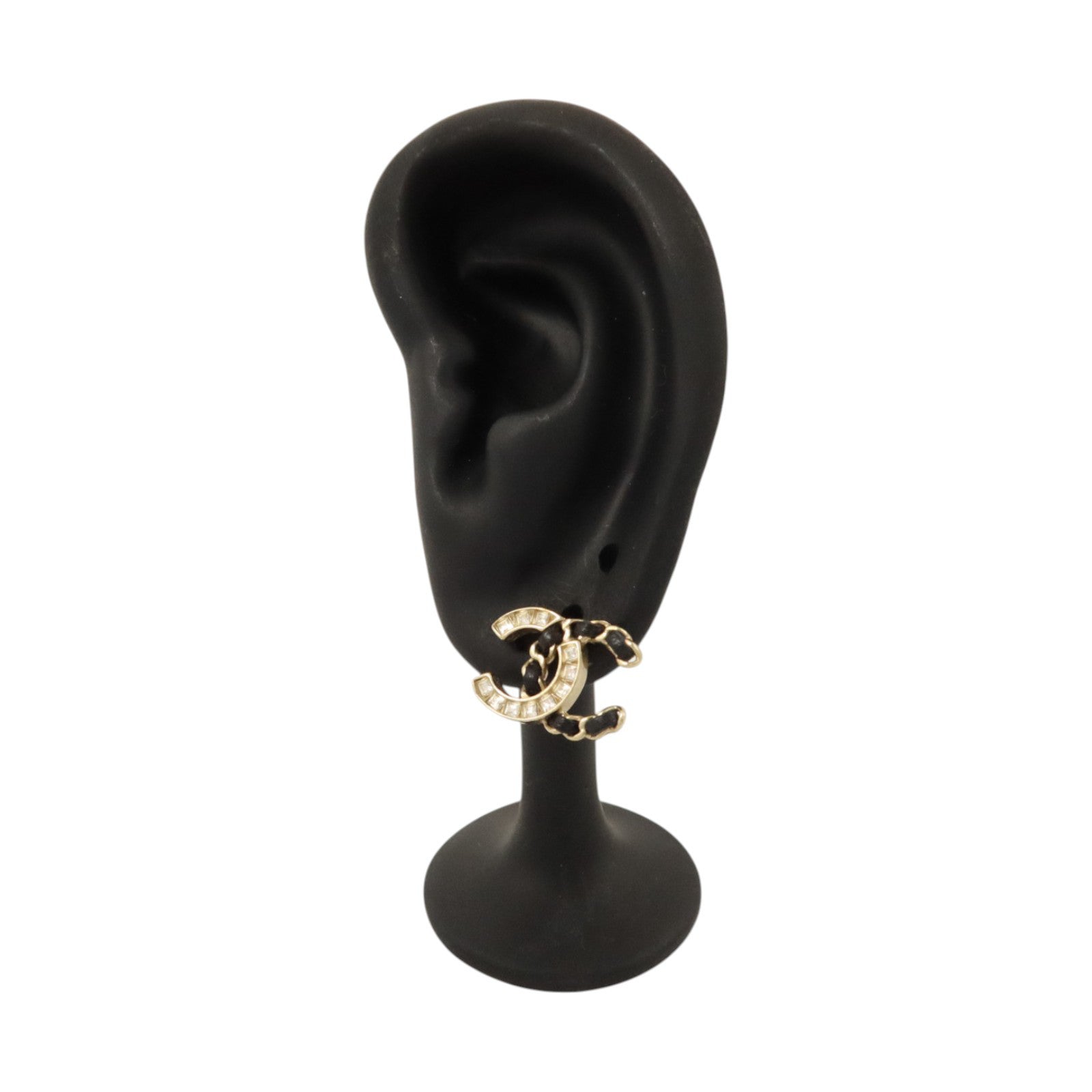 CHANEL 金屬/皮革Earrings耳環