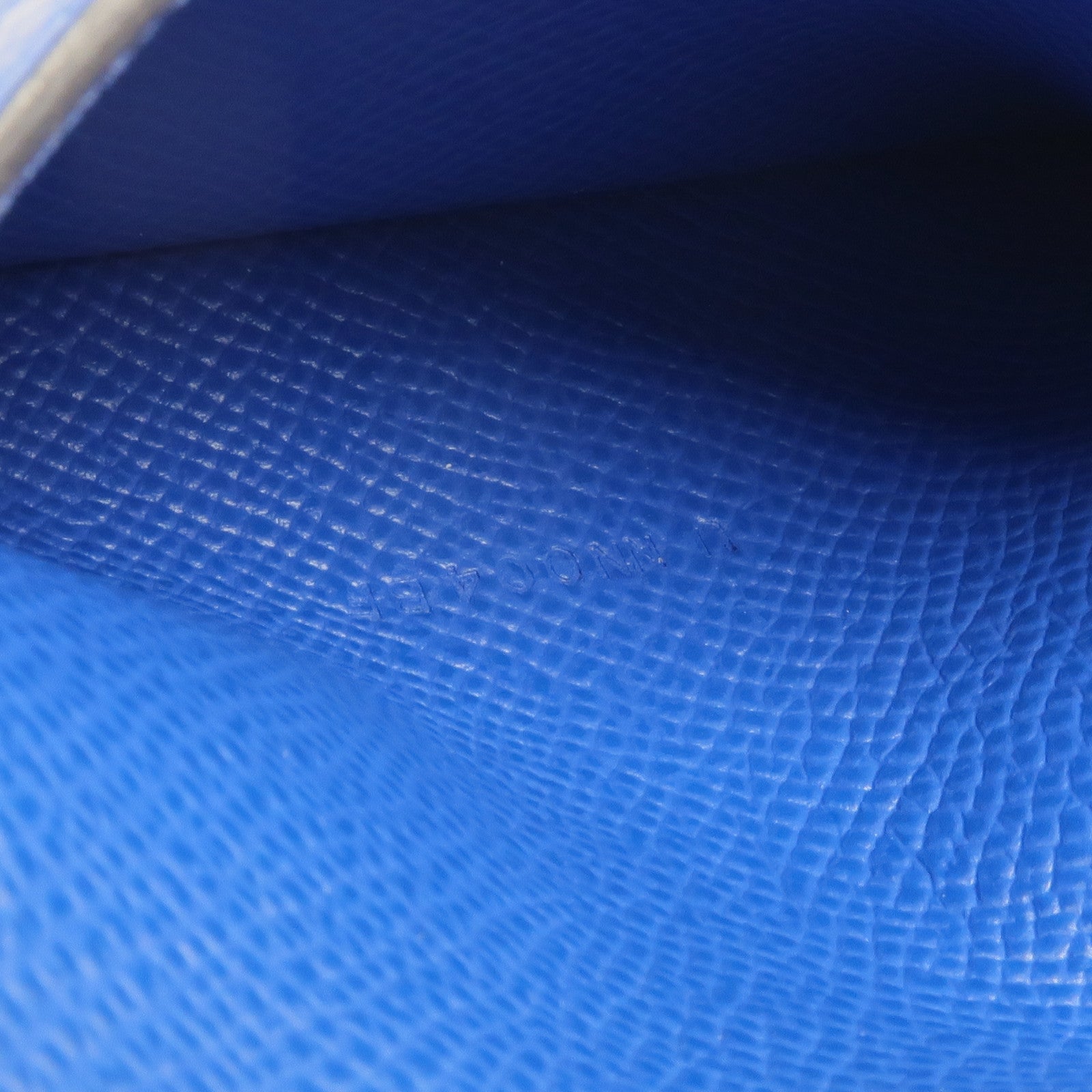 HERMES Epsom皮革Bearn Verso Wallet銀扣錢包Bleu Saphir