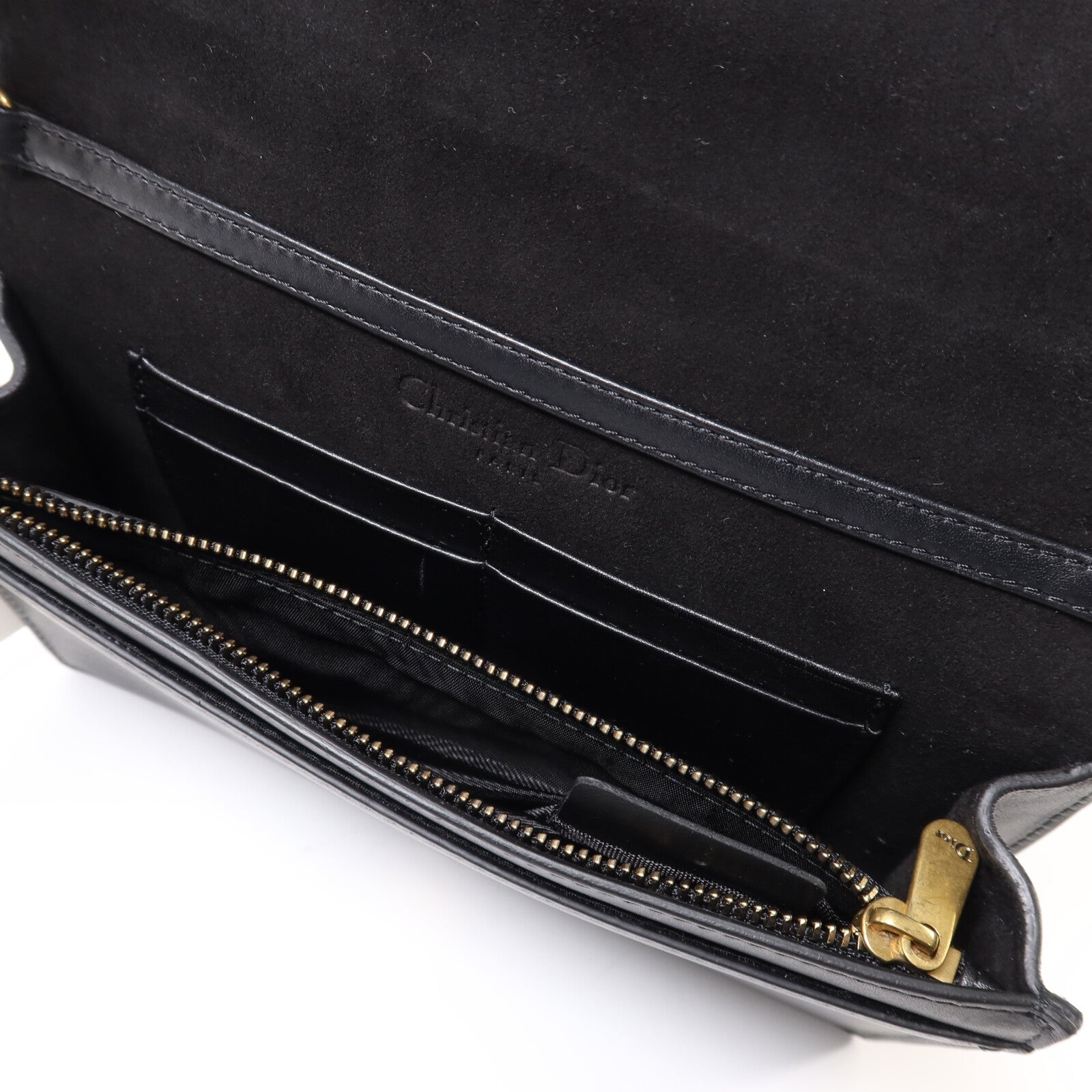 Dior 牛皮皮革Stars Wallet On Chain金扣鏈帶肩背袋