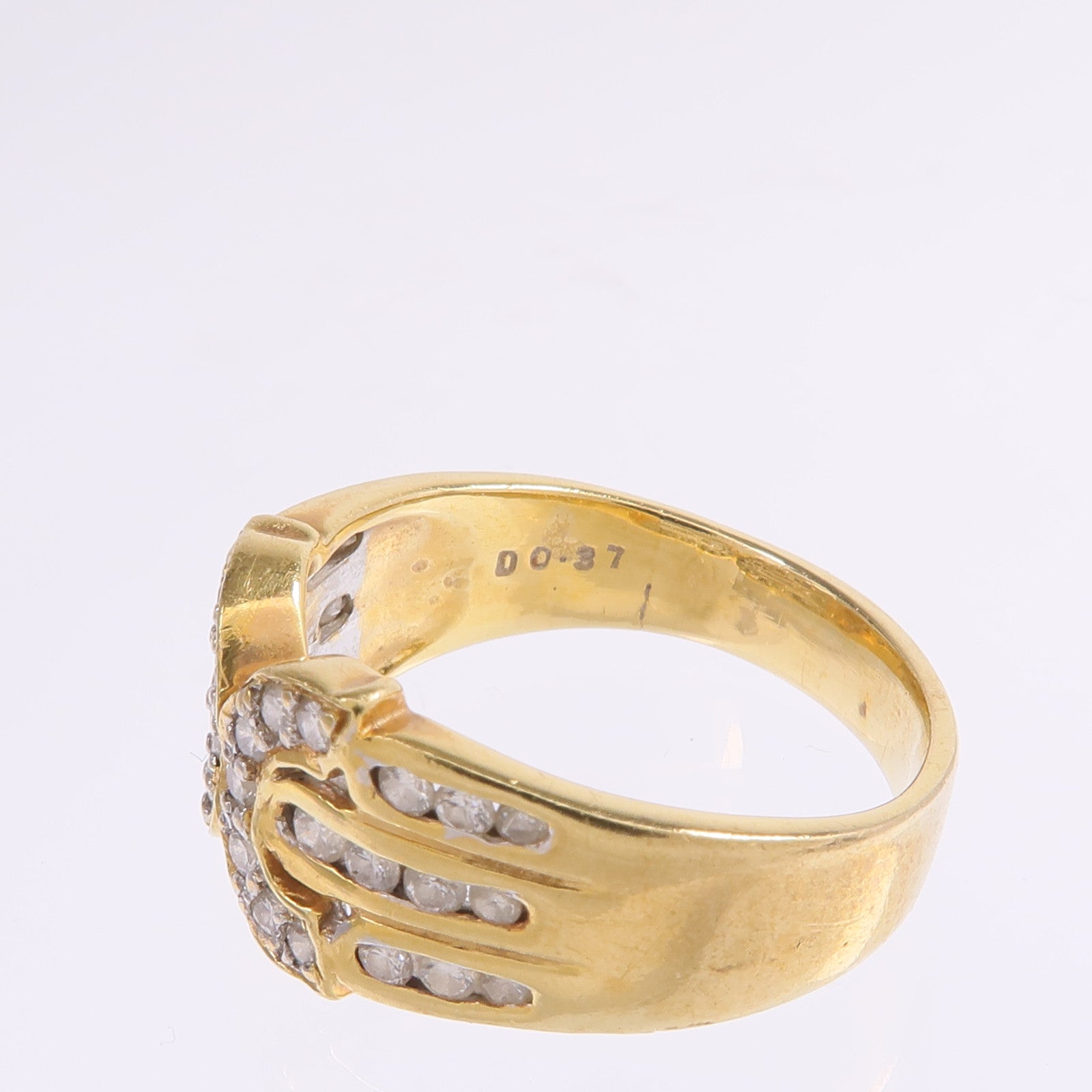 JEWELRY 【激減優惠】18K黃金/白金Diamond Ring鑽石戒指US#5