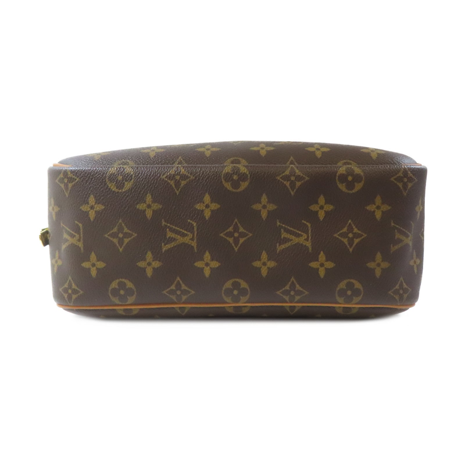 LOUIS VUITTON 【激減優惠】Monogram Trouville Boston Bag金扣手挽袋啡色
