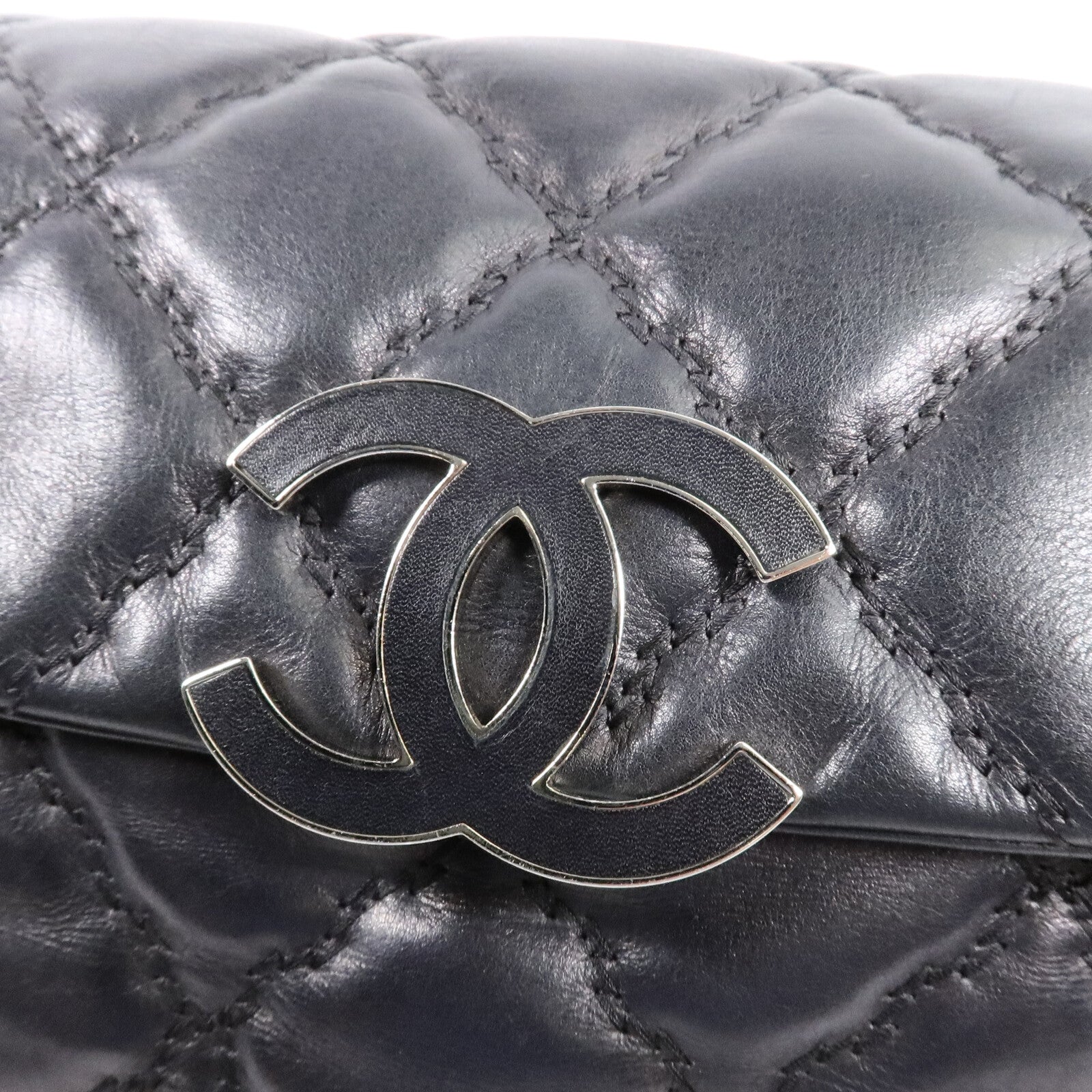 CHANEL 牛皮皮革Chain Shoulder Bag鏈帶肩背袋