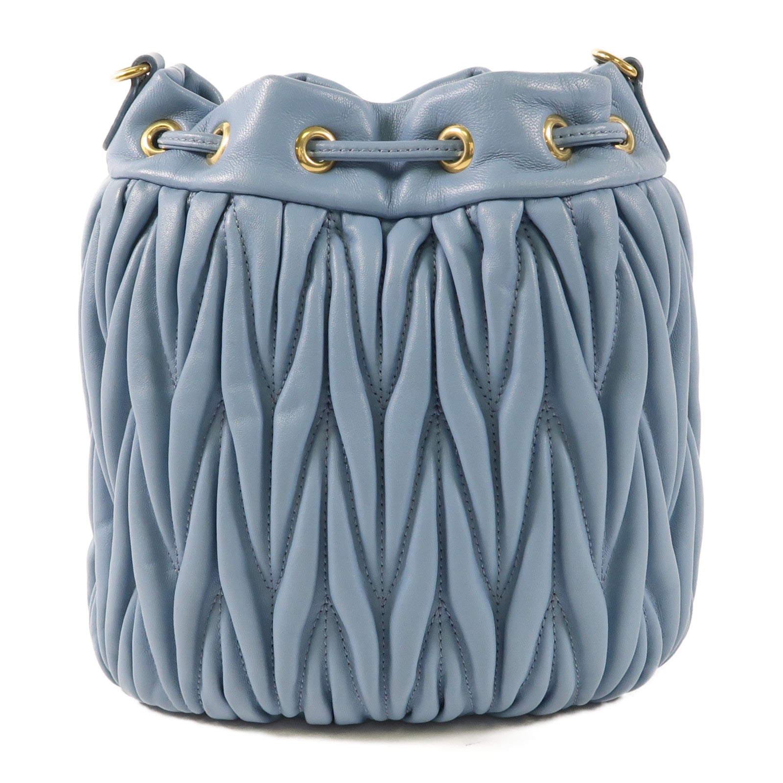 Miu Miu 羊皮皮革Shoulder Bag金扣肩背袋