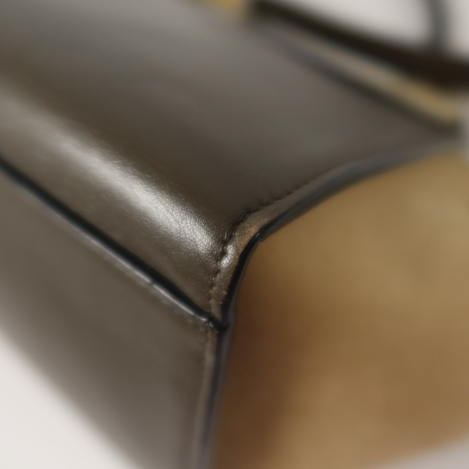 CELINE 牛皮皮革Trapeze金扣手挽肩背兩用袋