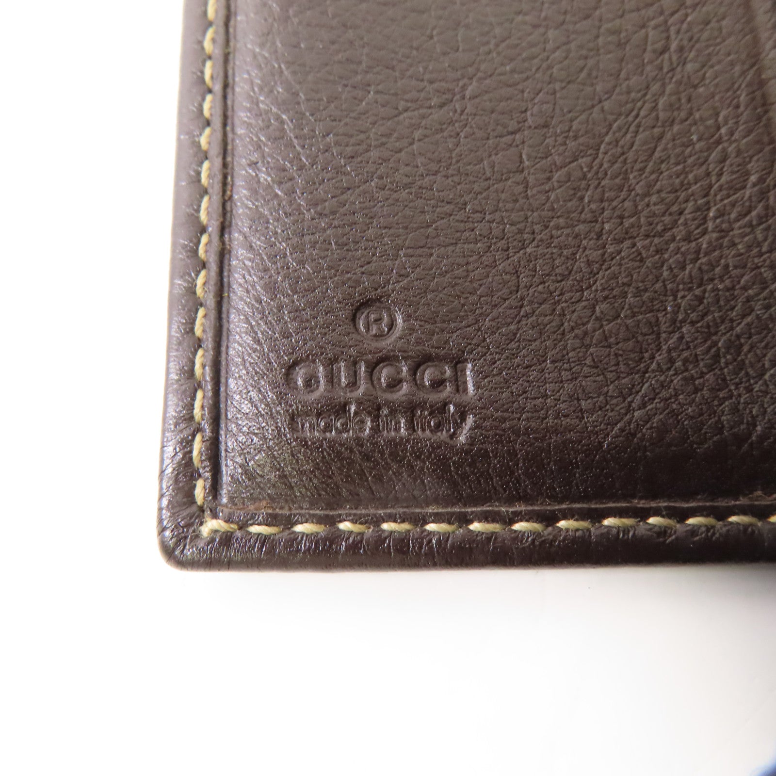 GUCCI 塗層帆布Wallet金扣錢包