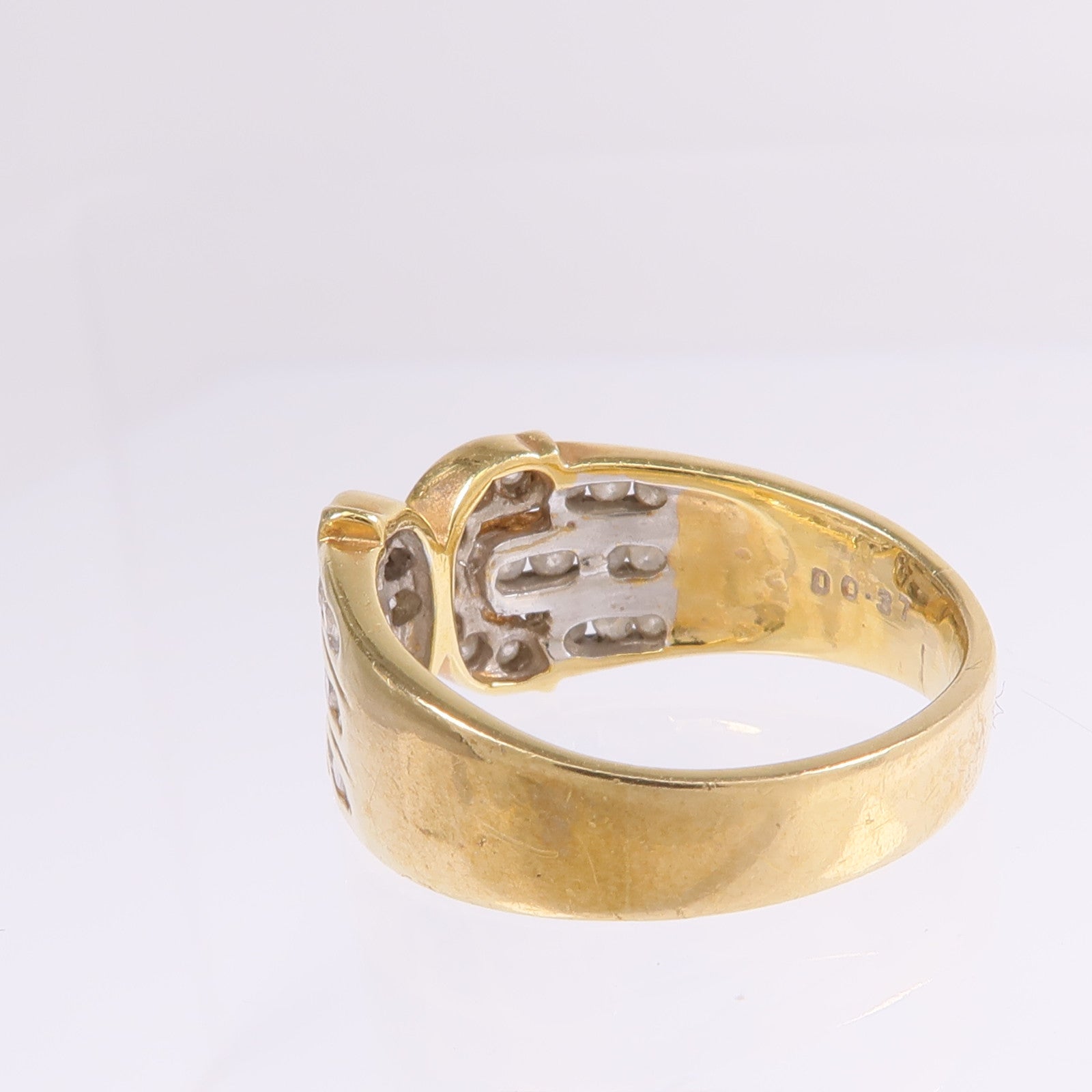 JEWELRY 【激減優惠】18K黃金/白金Diamond Ring鑽石戒指US#5