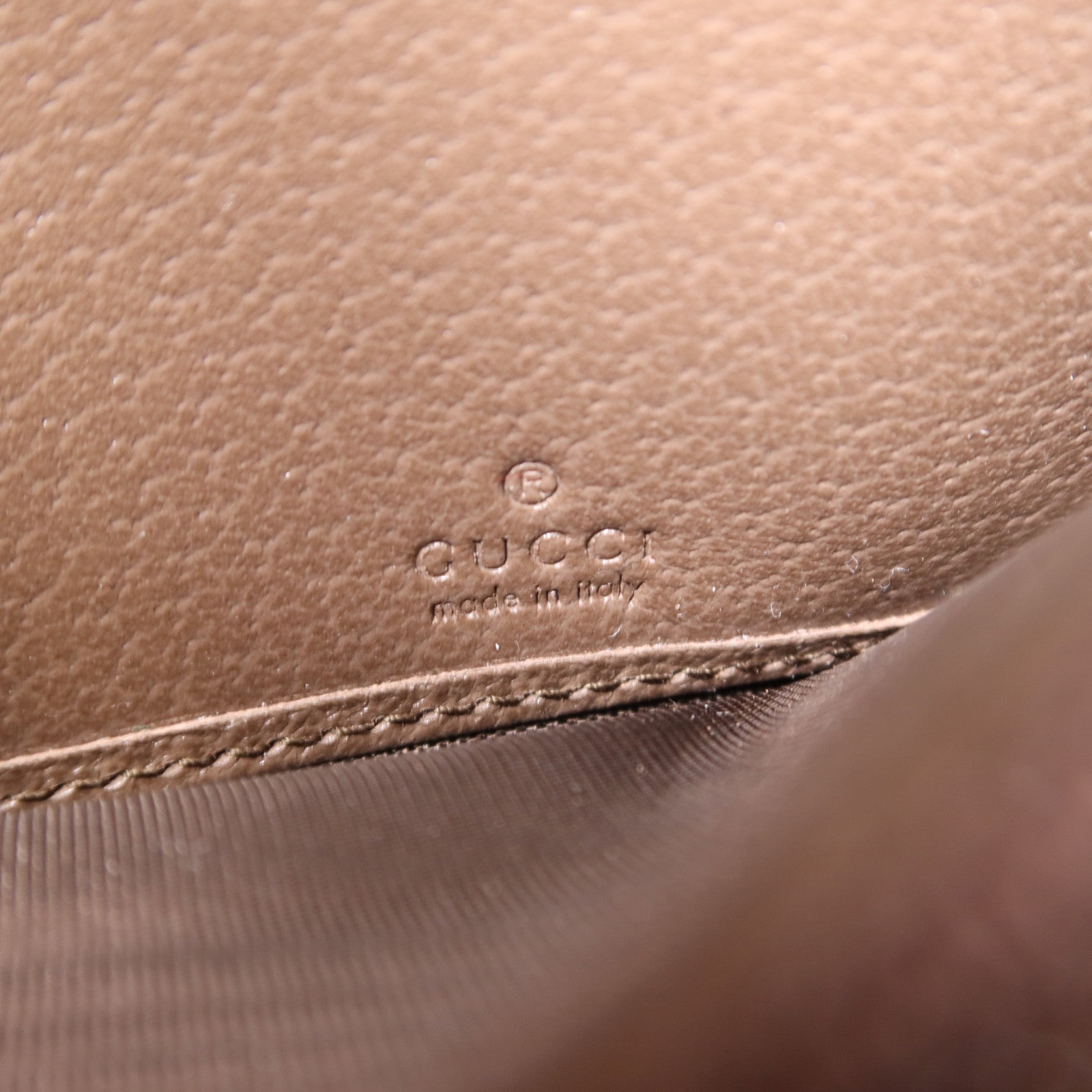 GUCCI 塗層帆布Ophidia GG Wallet金扣長錢包