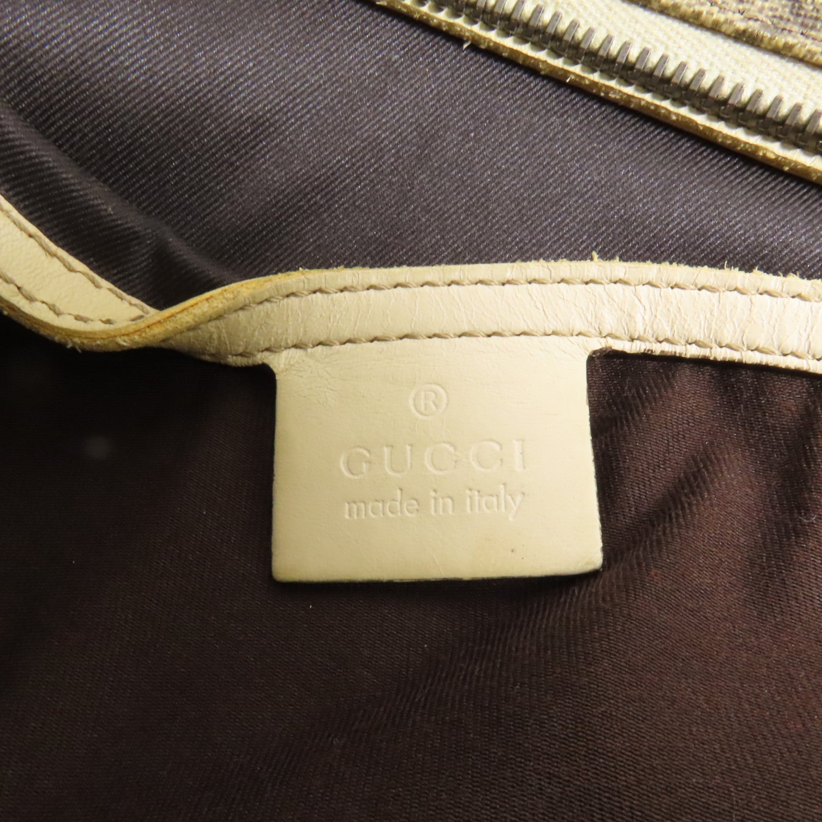 GUCCI 塗層帆布Tote Bag肩背袋