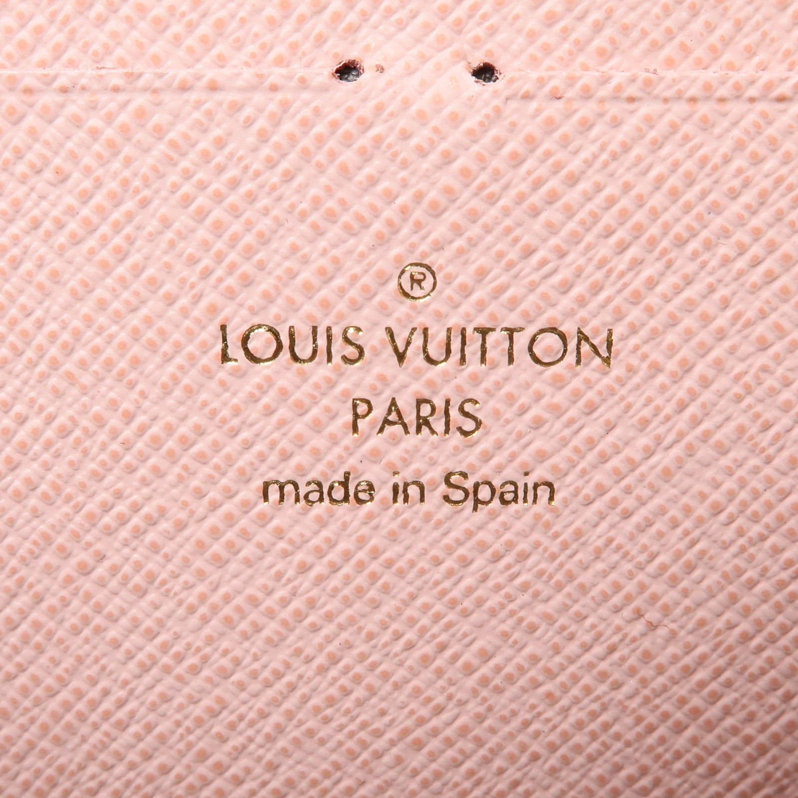 LOUIS VUITTON Monogram Clemence金扣長錢包棕色