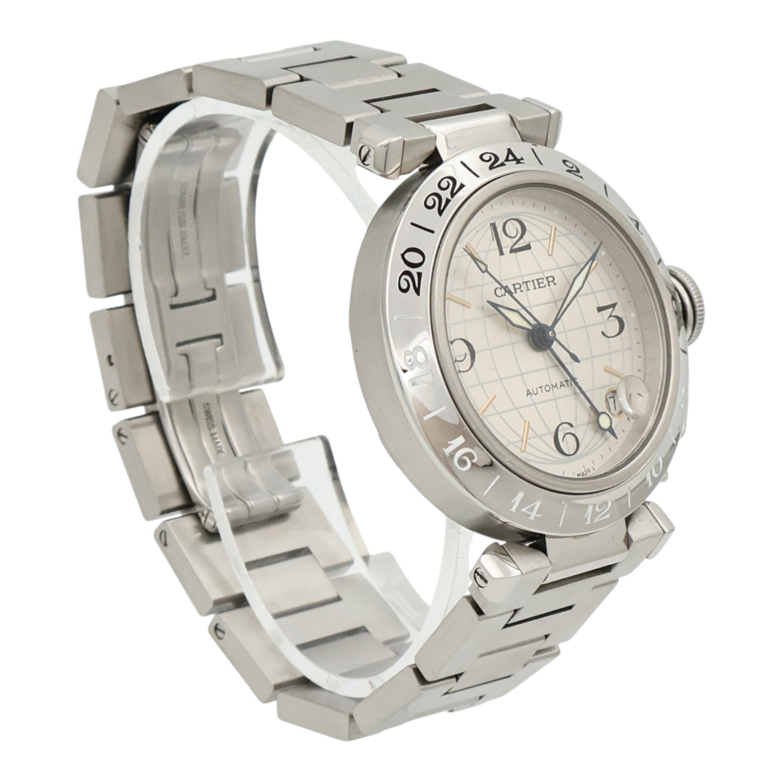 CARTIER Pasha C GMT W31029M7