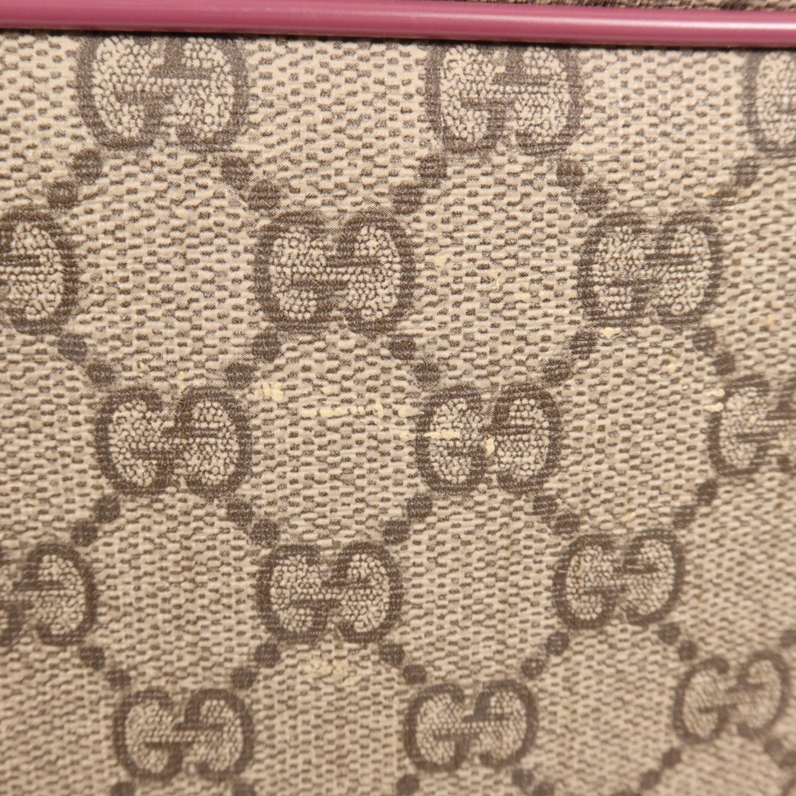 GUCCI 塗層帆布Tote Bag金扣手挽肩背兩用袋